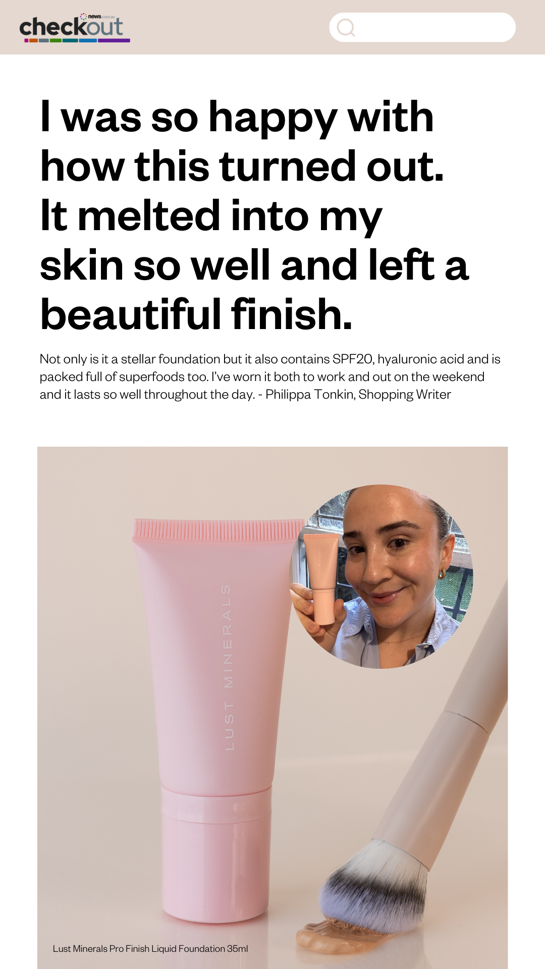 Lust Minerals Facebook ad