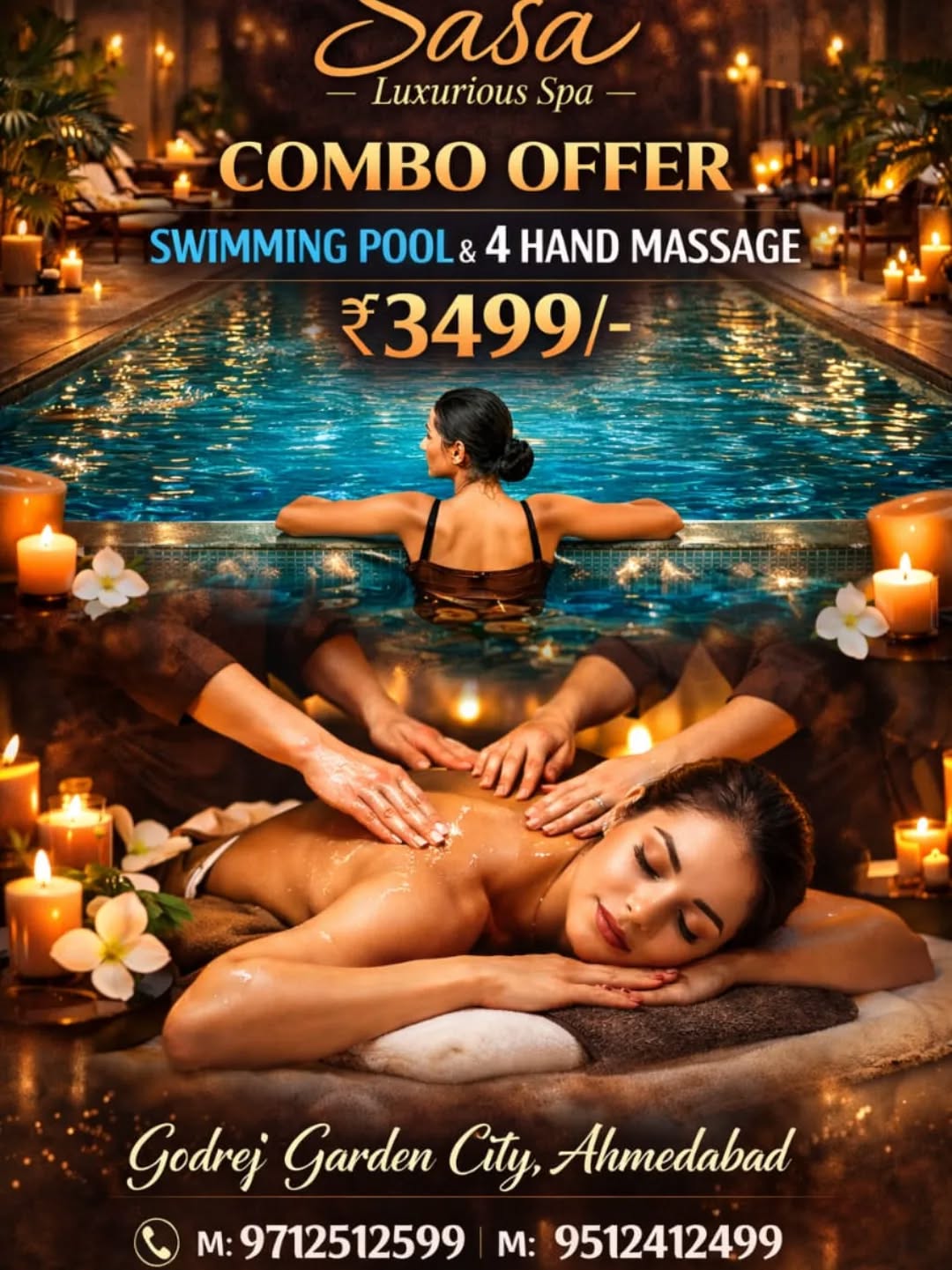 sasaluxuriousspa Facebook ad: Holi offer's