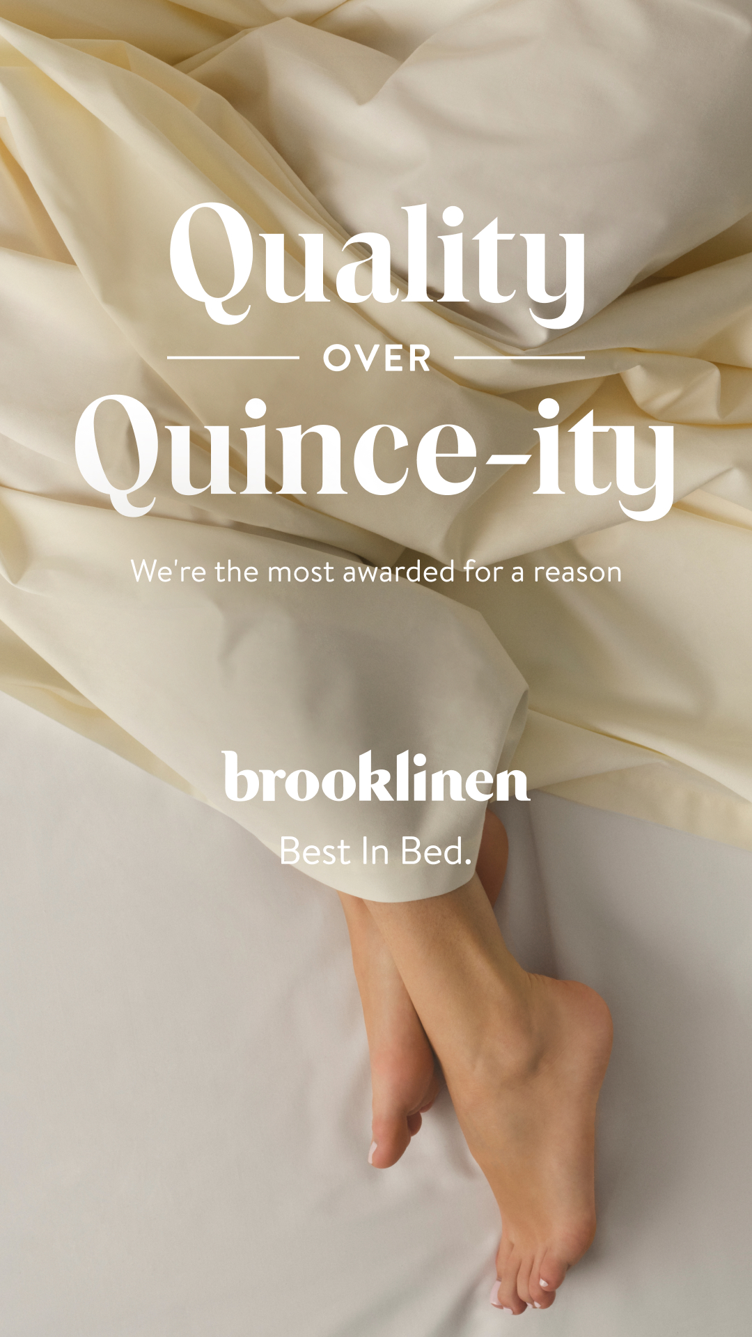 Brooklinen Facebook ad