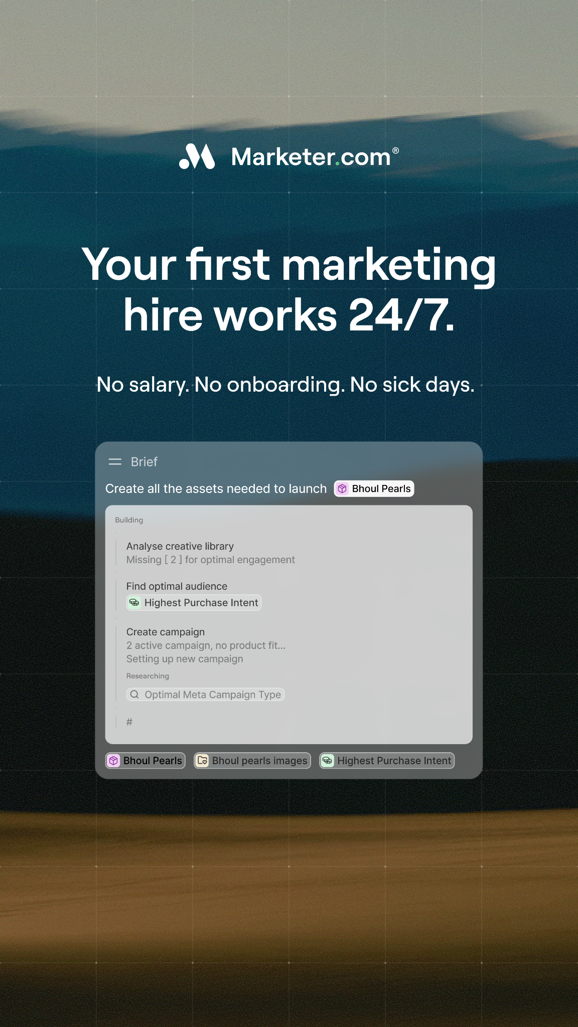 Marketer.com Facebook ad