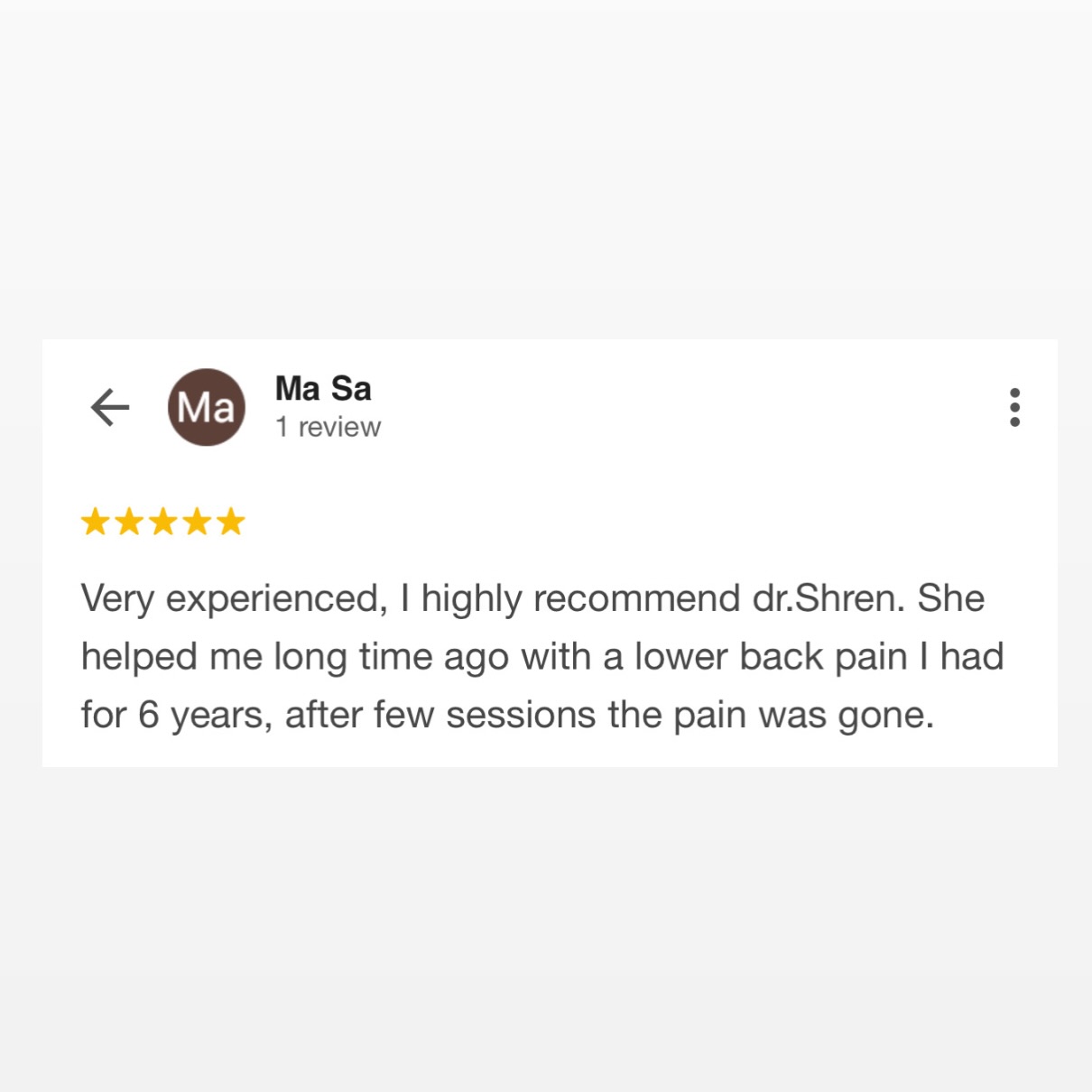 Doha Chiropractic & Medical Center Facebook ad: After living with lower back pain for 6…