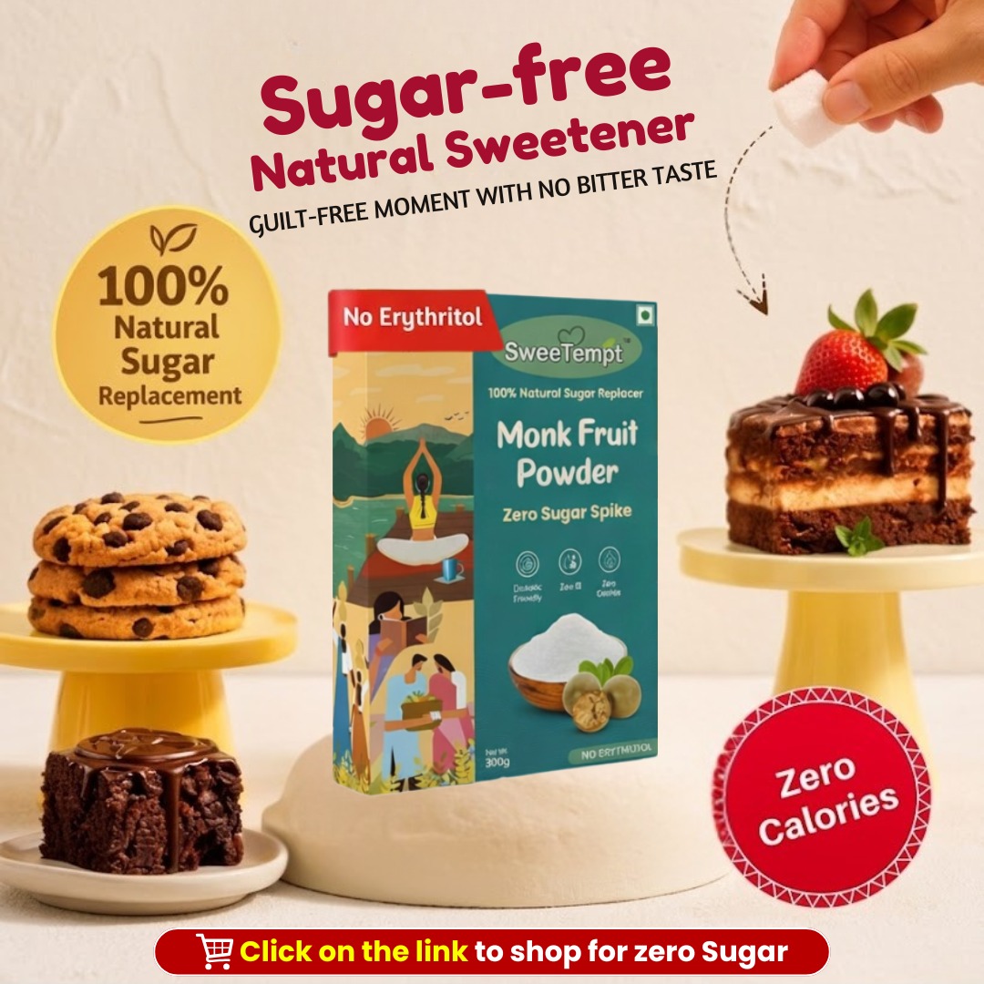 Sweetempt Facebook ad: Sweet Taste, Zero Guilt