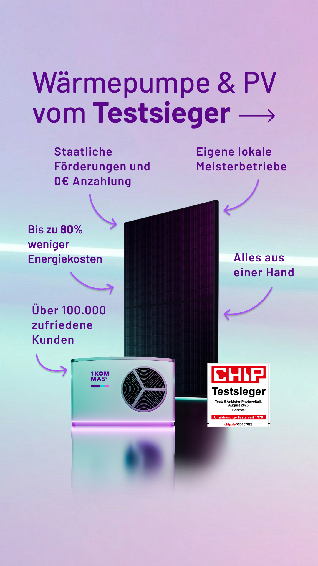 1KOMMA5GRAD Facebook ad