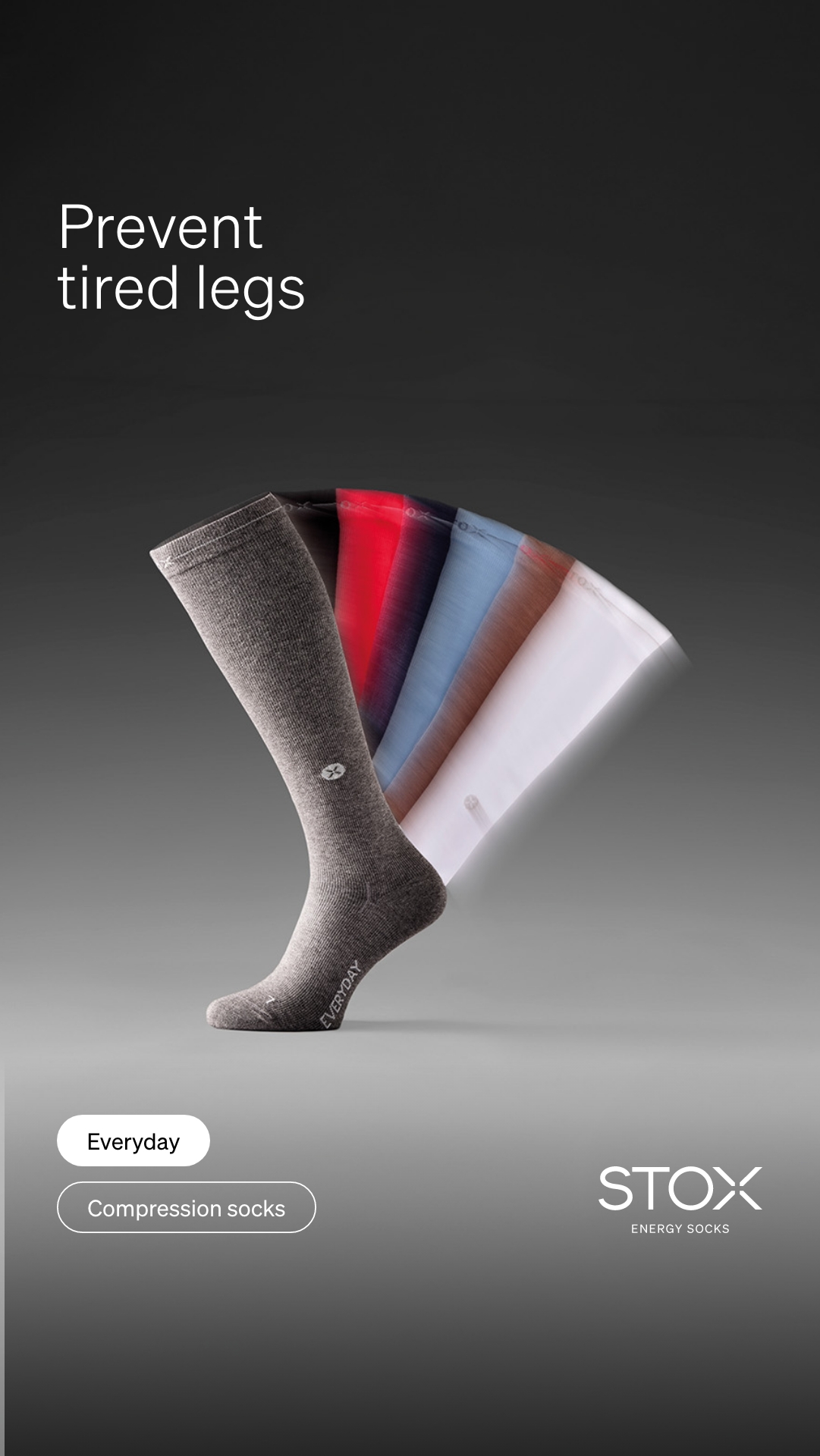 STOX Energy Socks Facebook ad
