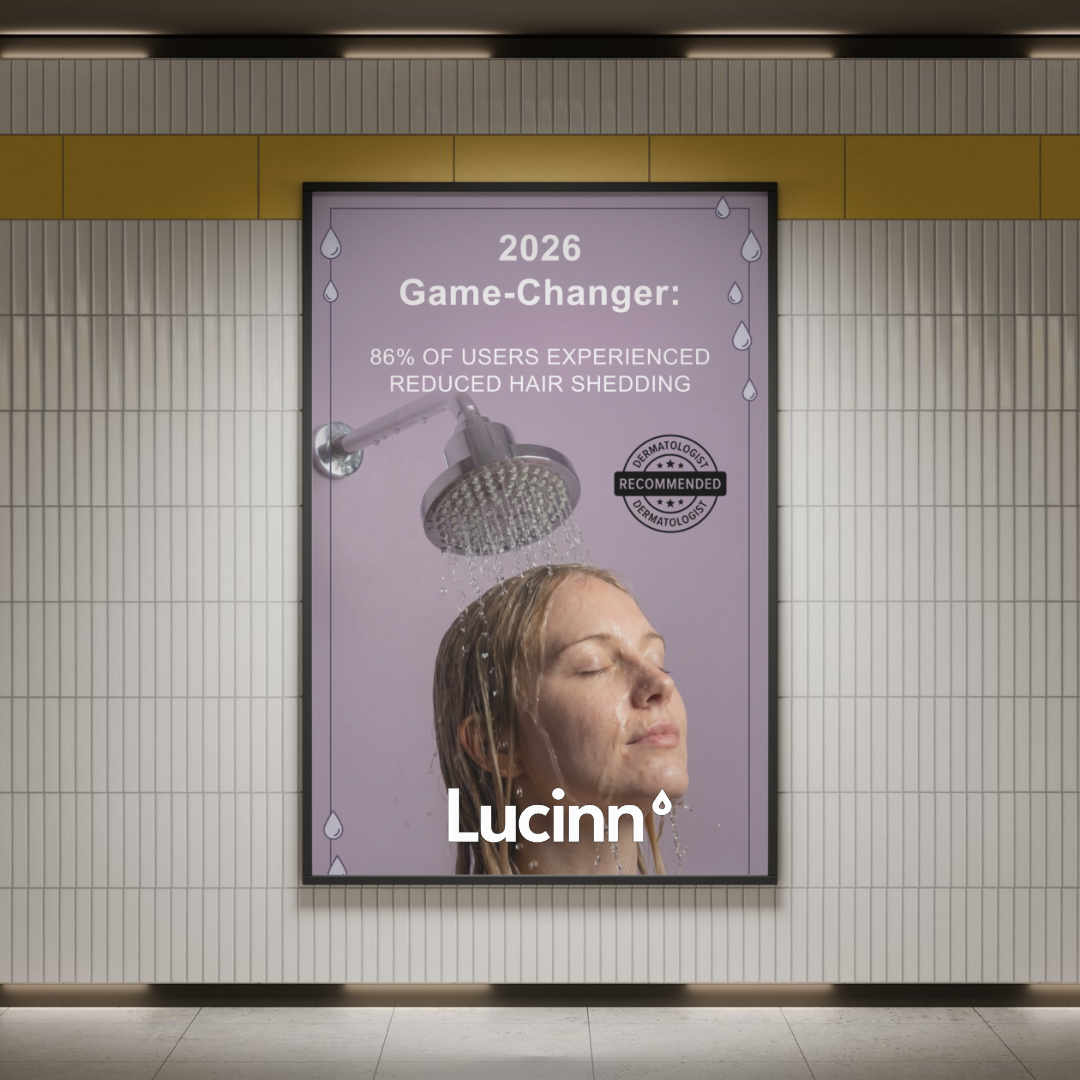 Lucinn Filtered Showerhead Facebook ad
