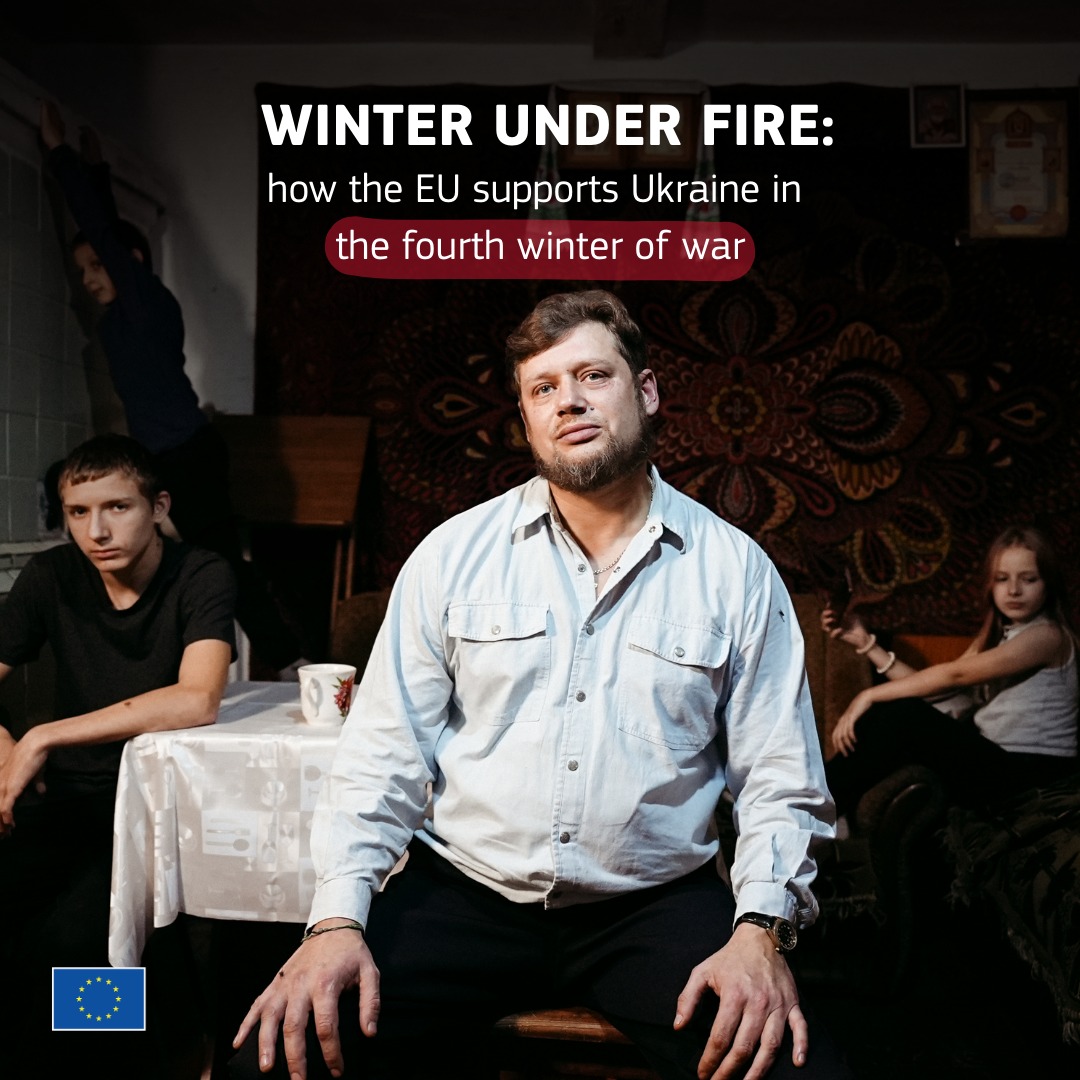 EU Civil Protection & Humanitarian Aid Facebook ad: This winter has been particularly hard for Ukrainians.