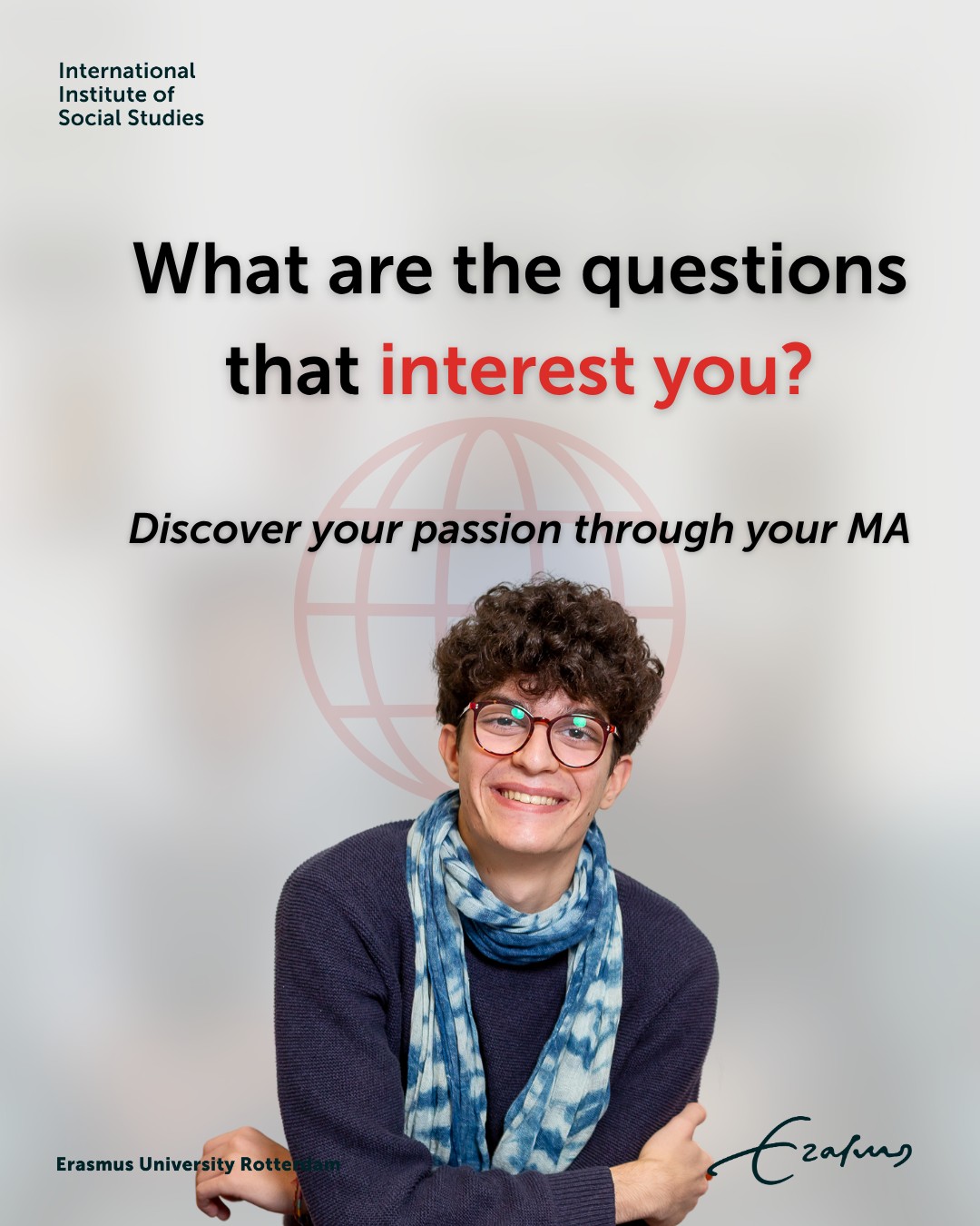 International Institute of Social Studies (ISS) Facebook ad: How would you shape your Development Studies journey?