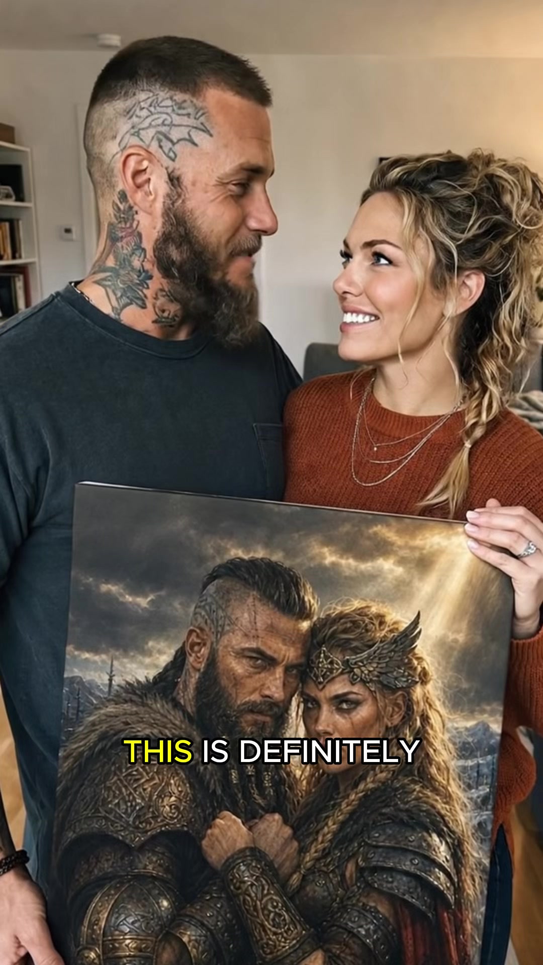 PortraitGift.Com Facebook ad: Your Viking Love Story