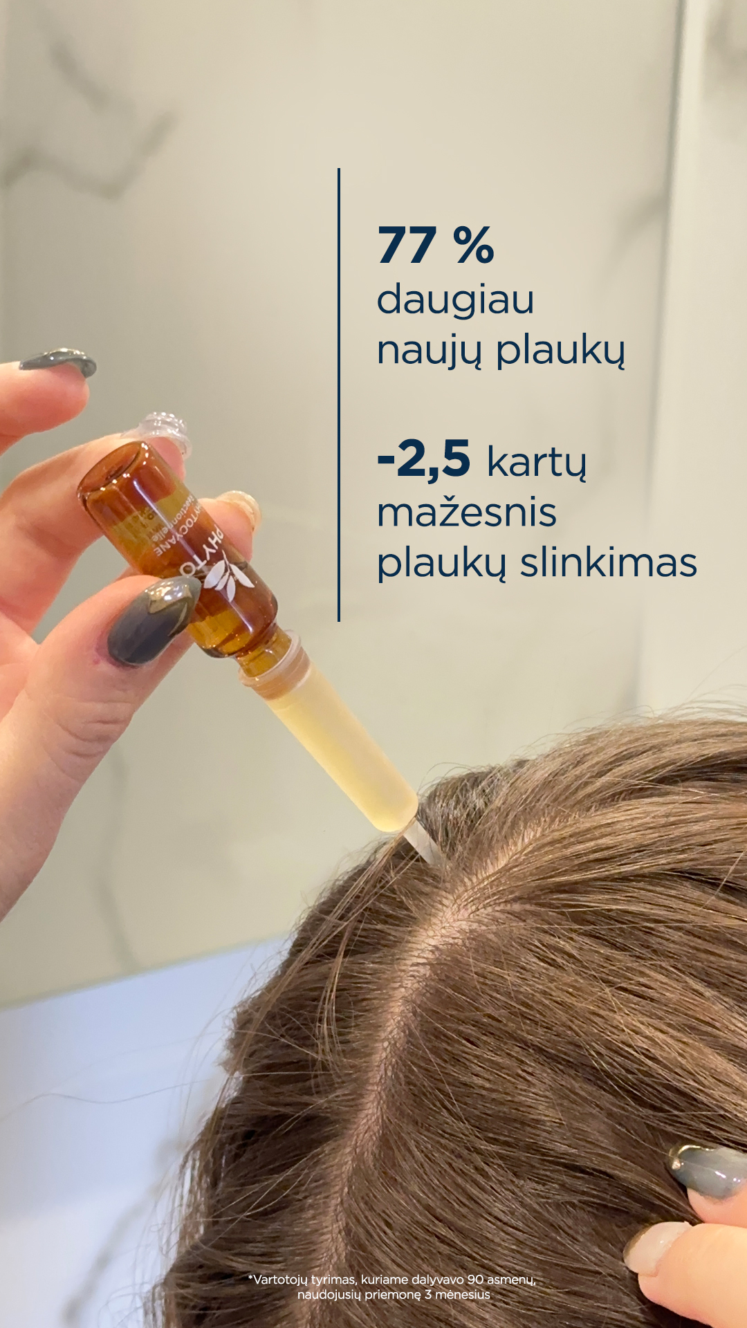 PHYTO Lietuva Facebook ad: PHYTOCYANE serumai