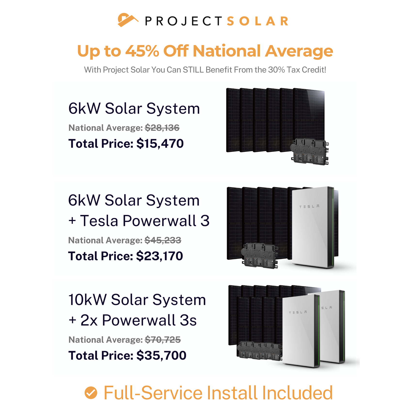 Project Solar Facebook ad