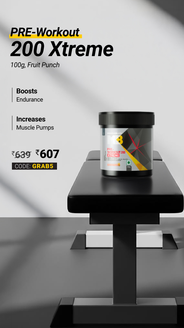 MuscleBlaze Facebook ad