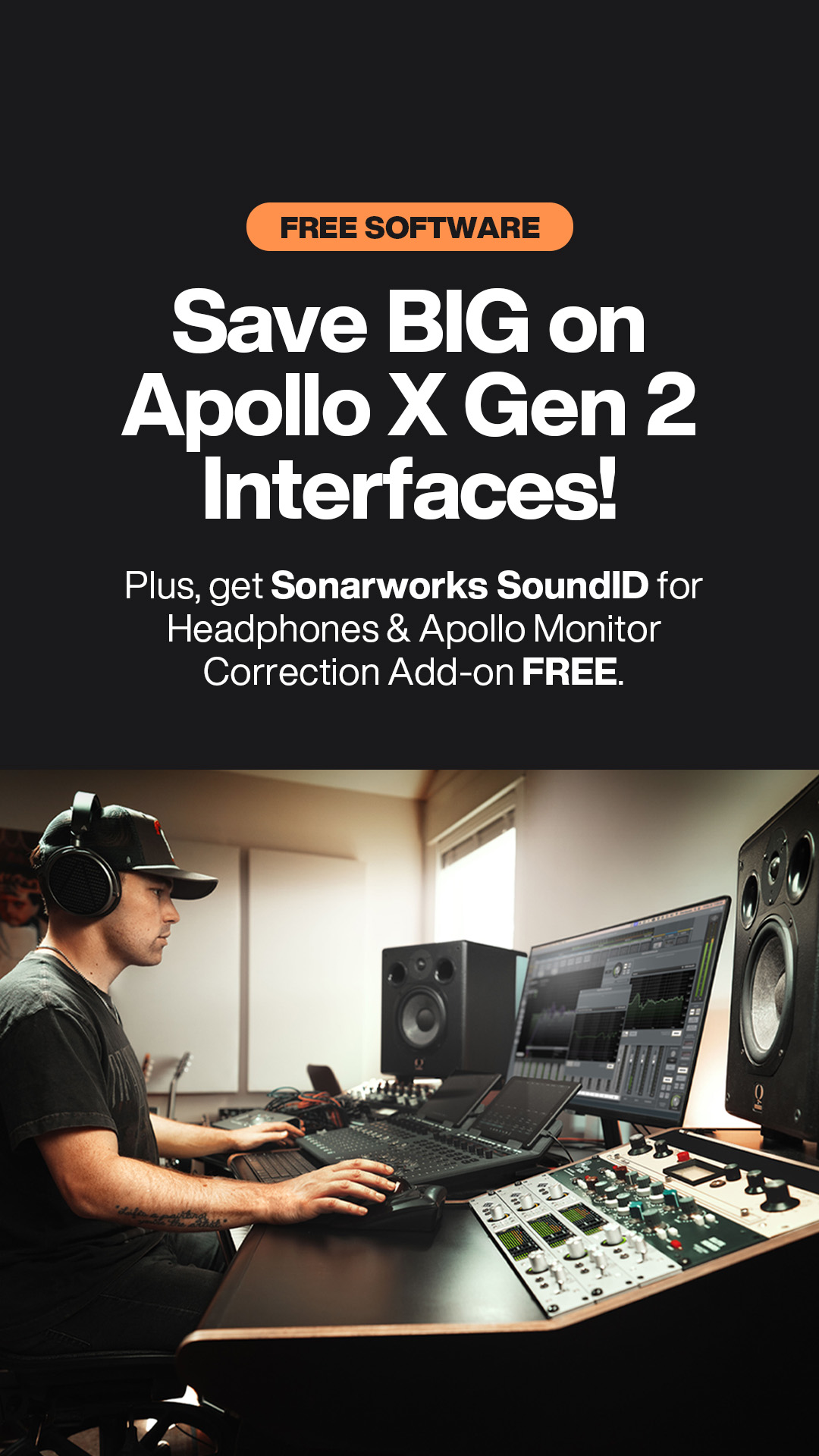Universal Audio Facebook ad