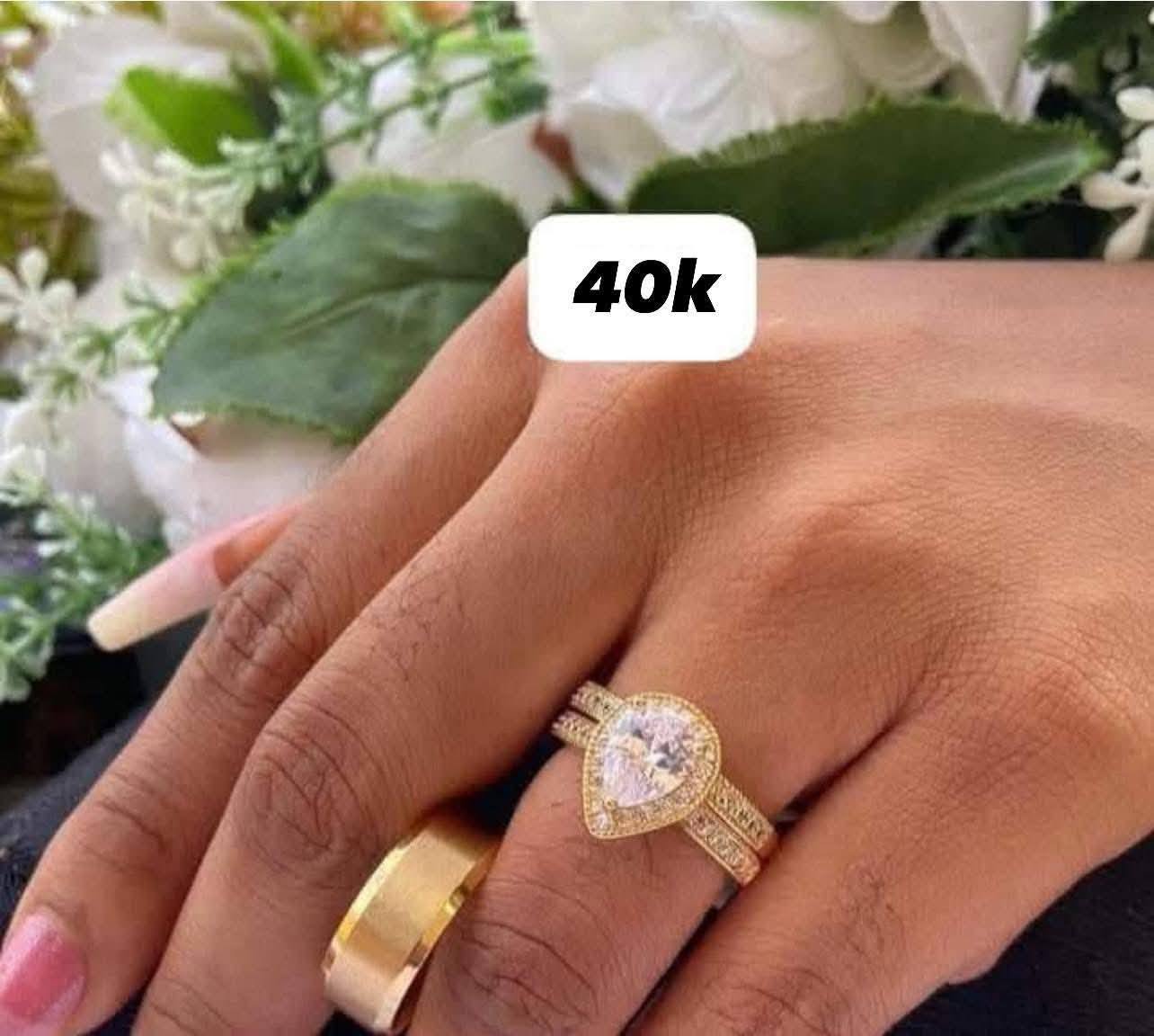 BravonLux Facebook ad: Elegant wedding rings starting from ₦30,000 up to…