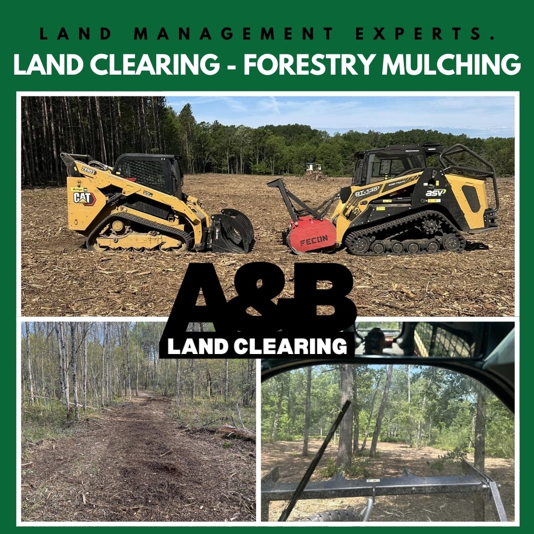 A&B Land Clearing Facebook ad: Claim your FREE Land Clearing Quote!