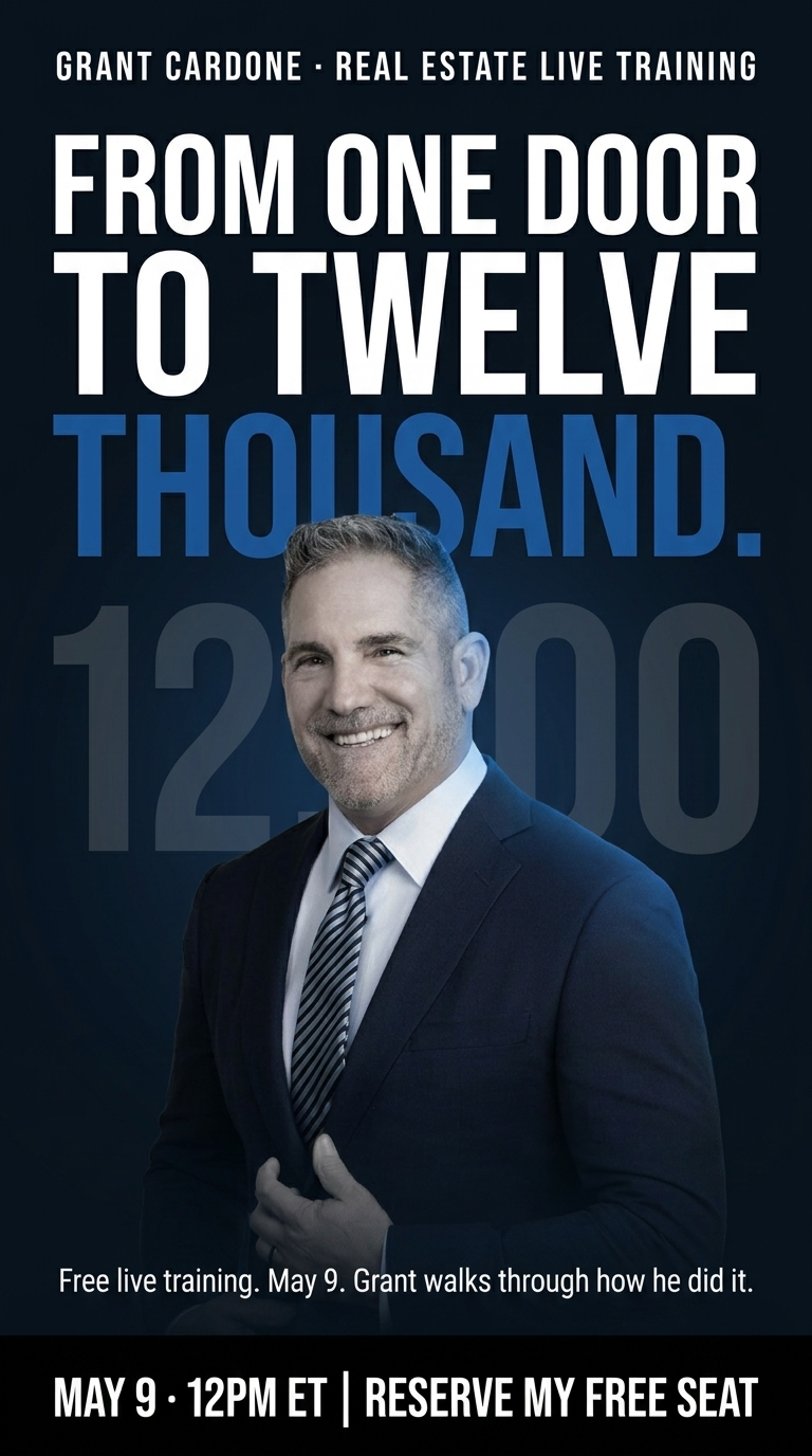 Grant Cardone Facebook ad