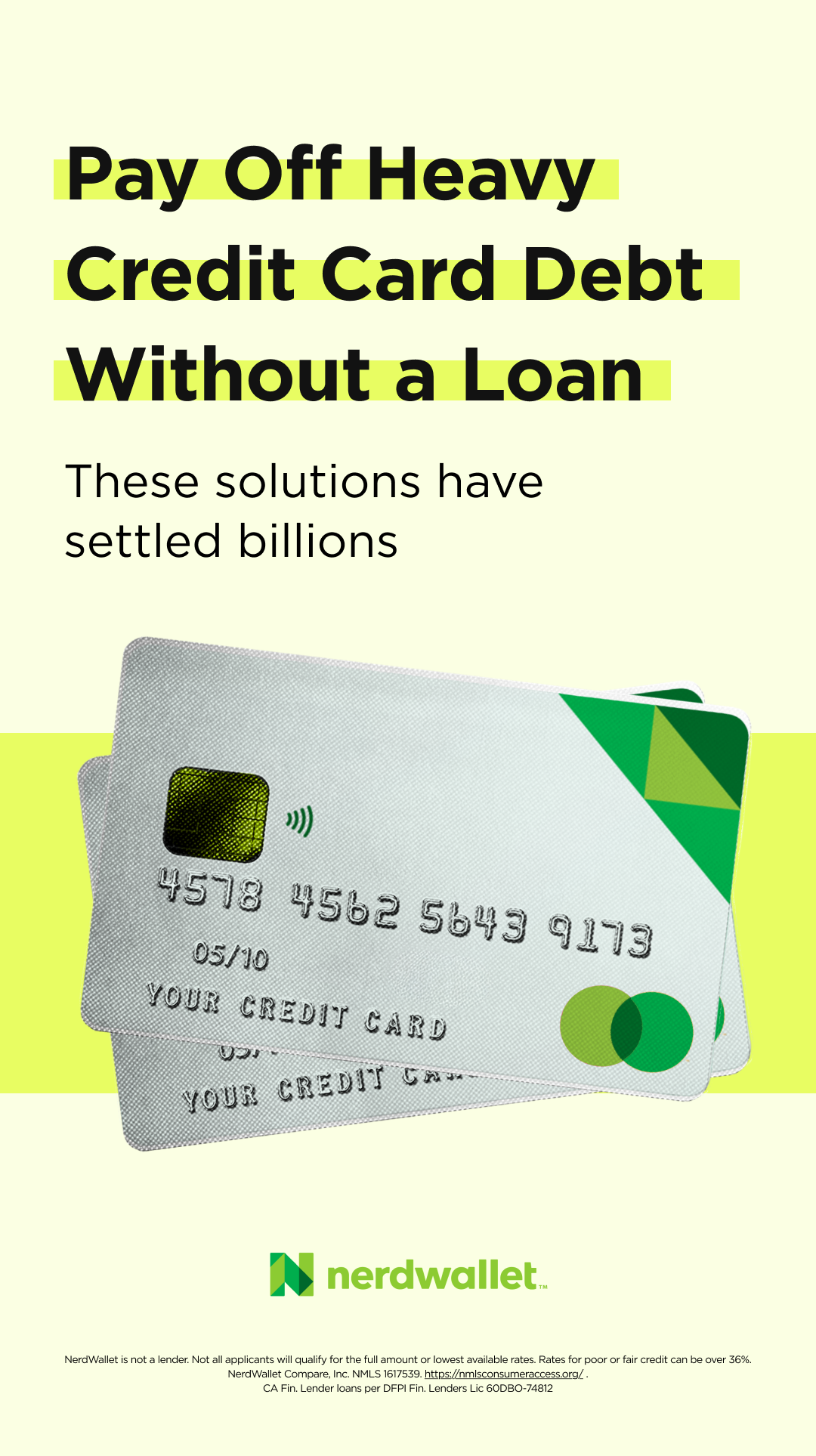 NerdWallet Facebook ad