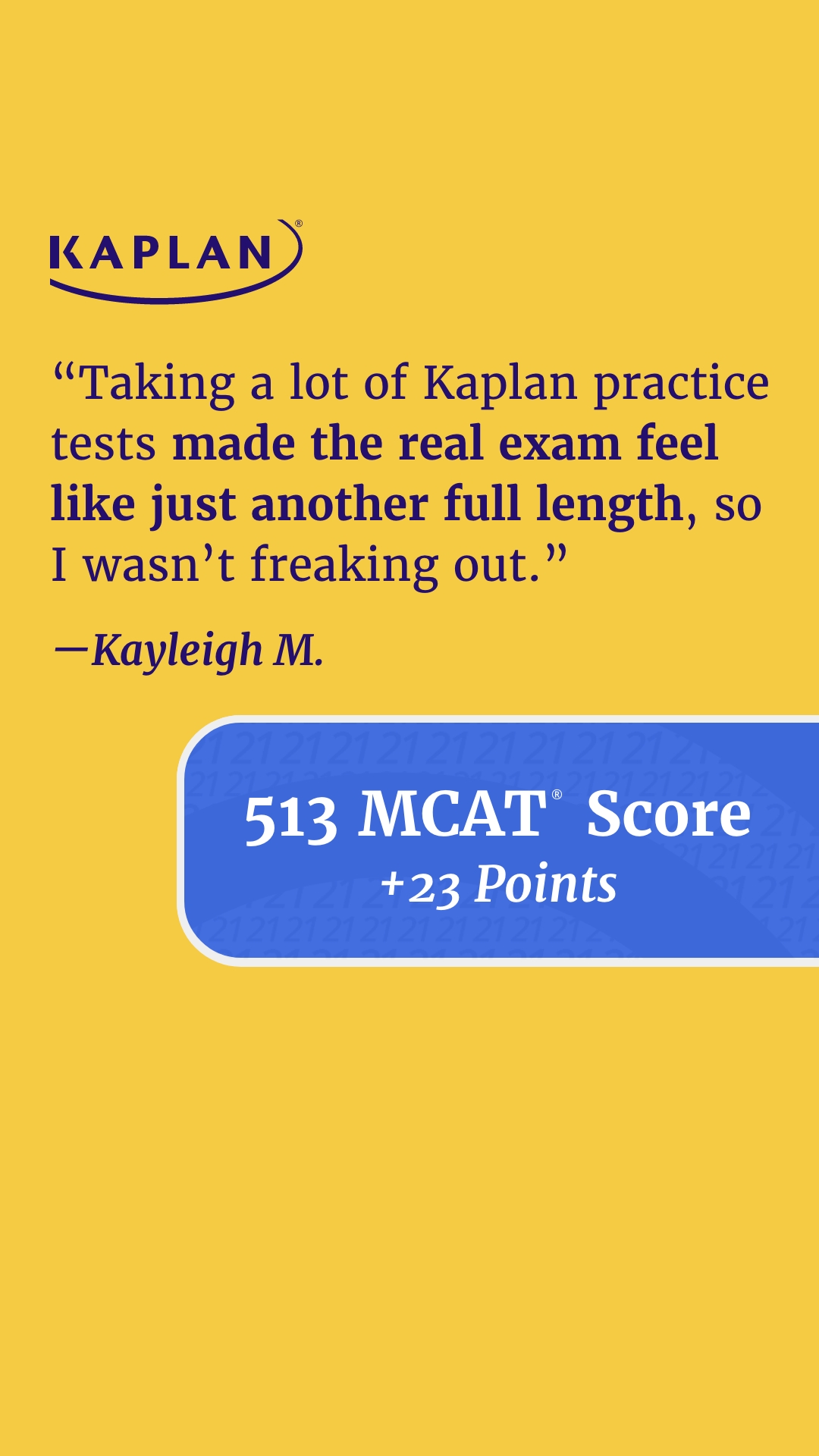 Kaplan Health Facebook ad