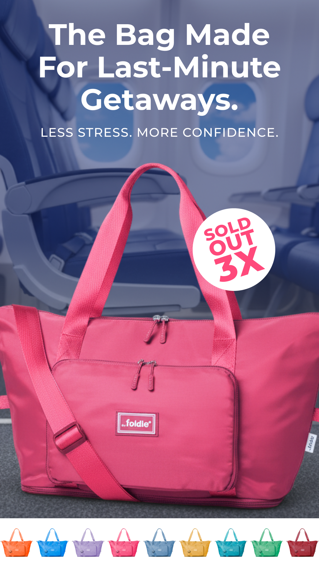 The Foldie Facebook ad from Mar 2, 2026
