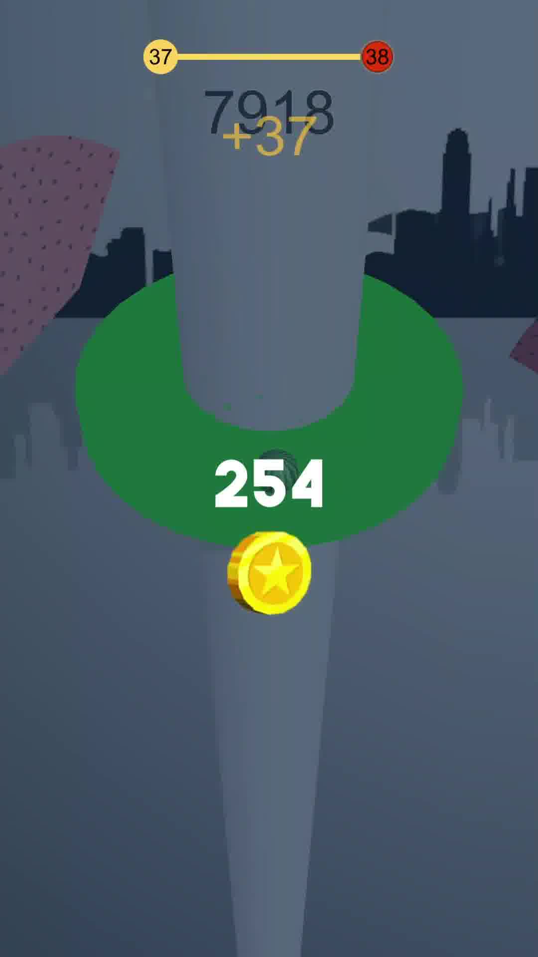 Helix Jump Facebook ad: The most addictive game!