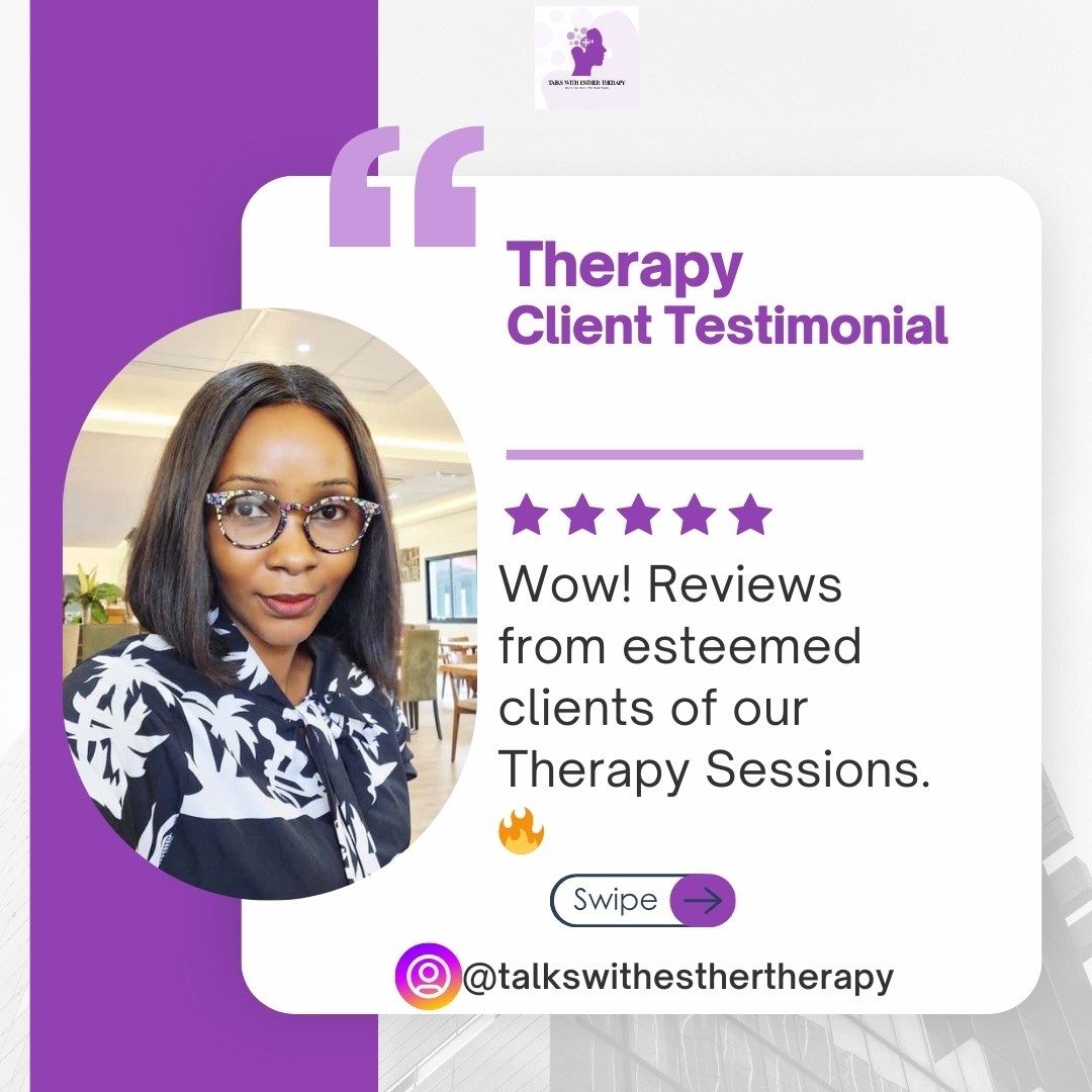 Talks With Esther Therapy & Counseling Facebook ad