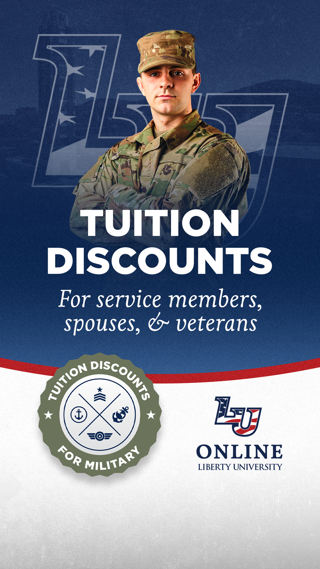 Liberty University Online Programs Facebook ad
