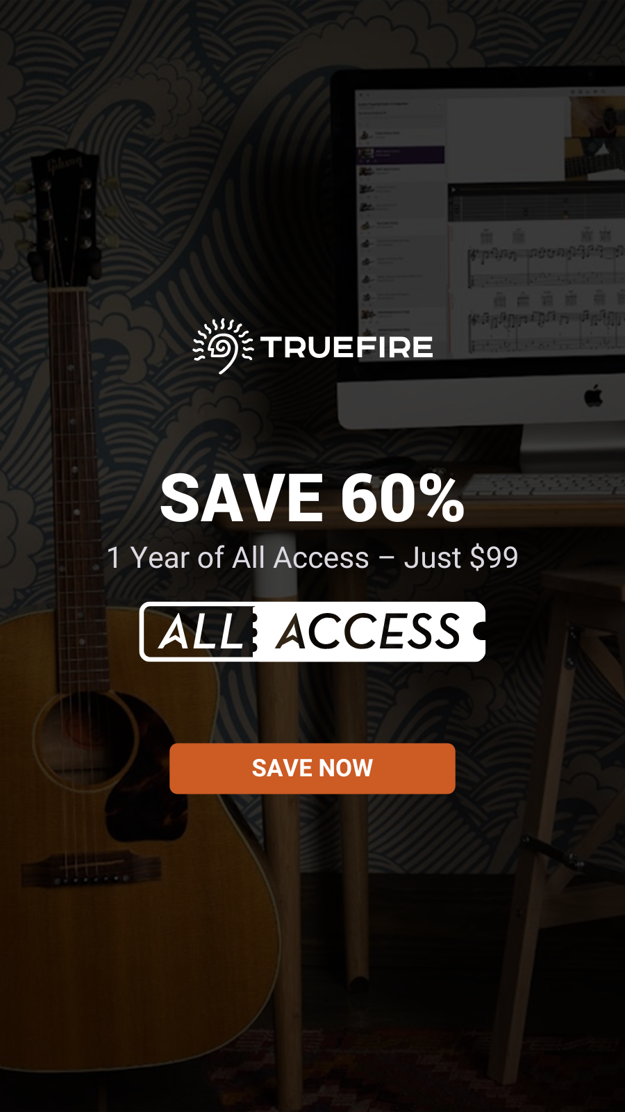 TrueFire Facebook ad