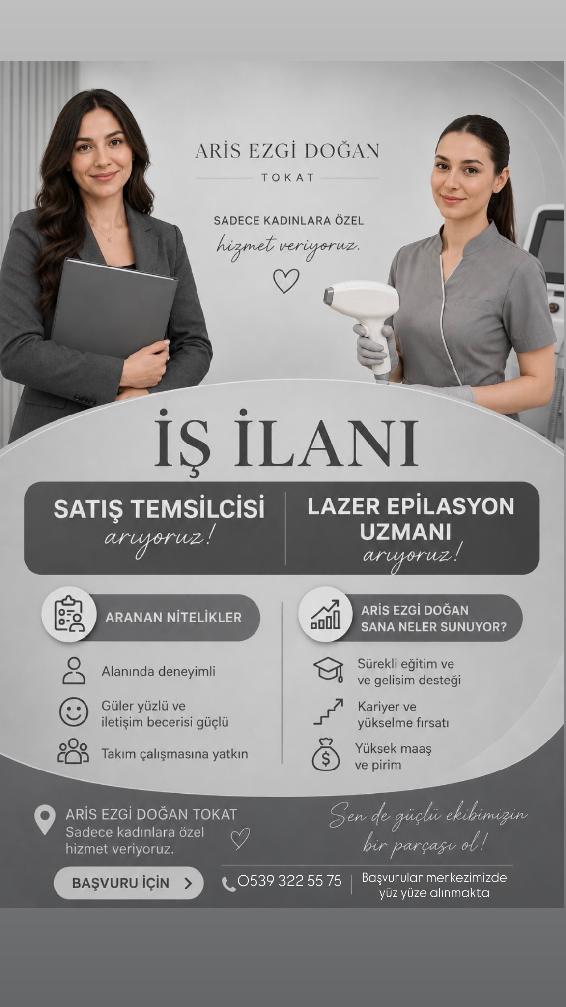 Aris Ezgi Doğan Tokat Vip Facebook ad: Bizimle çalışmak ister misiniz?
