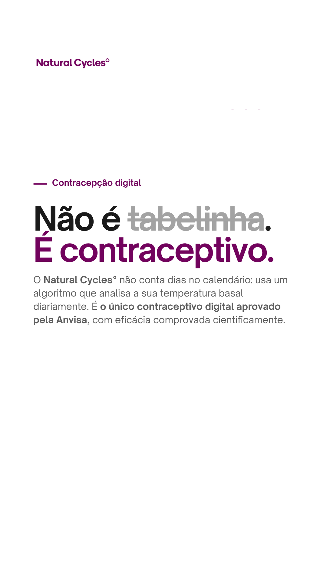 Natural Cycles BR Facebook ad