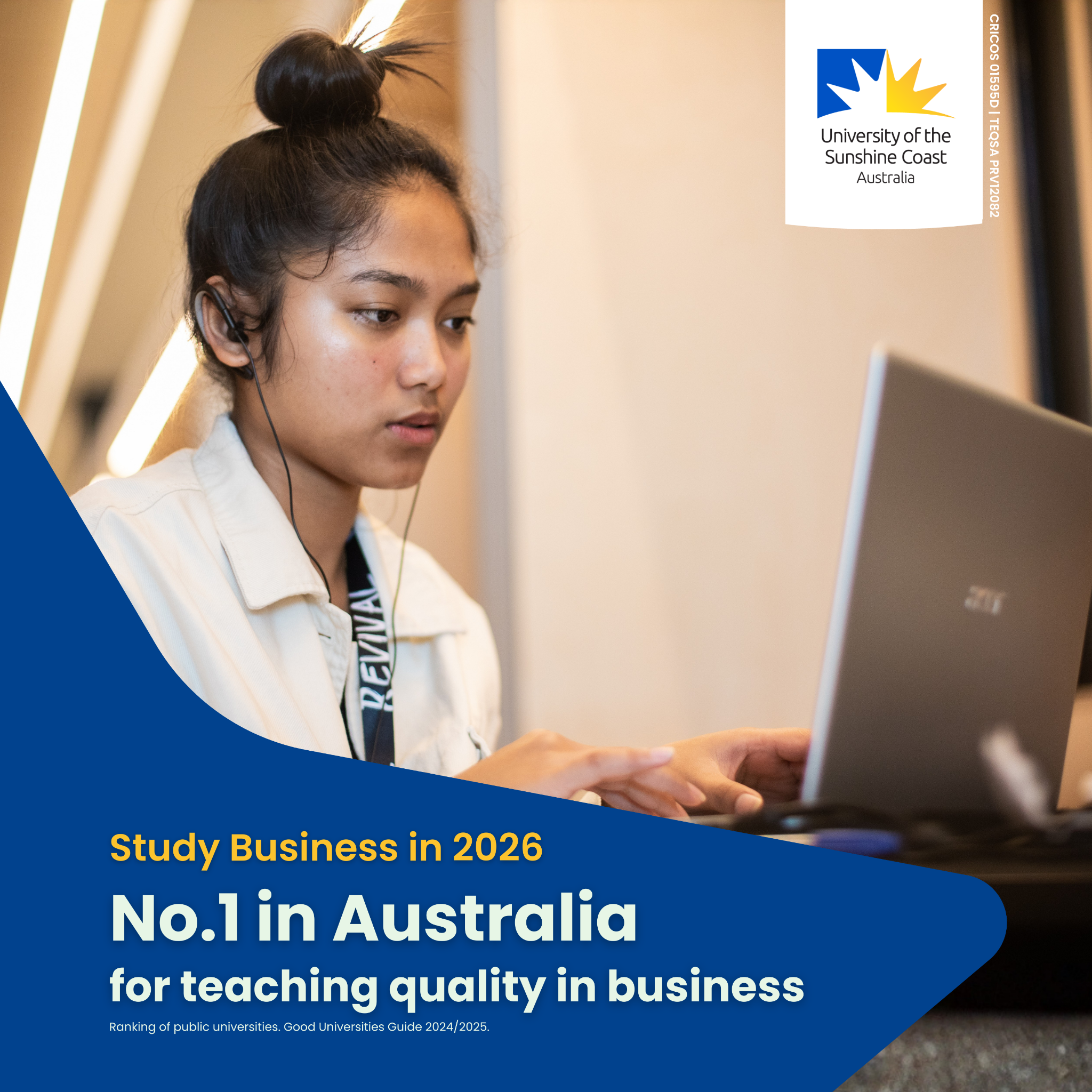 University of the Sunshine Coast Facebook ad