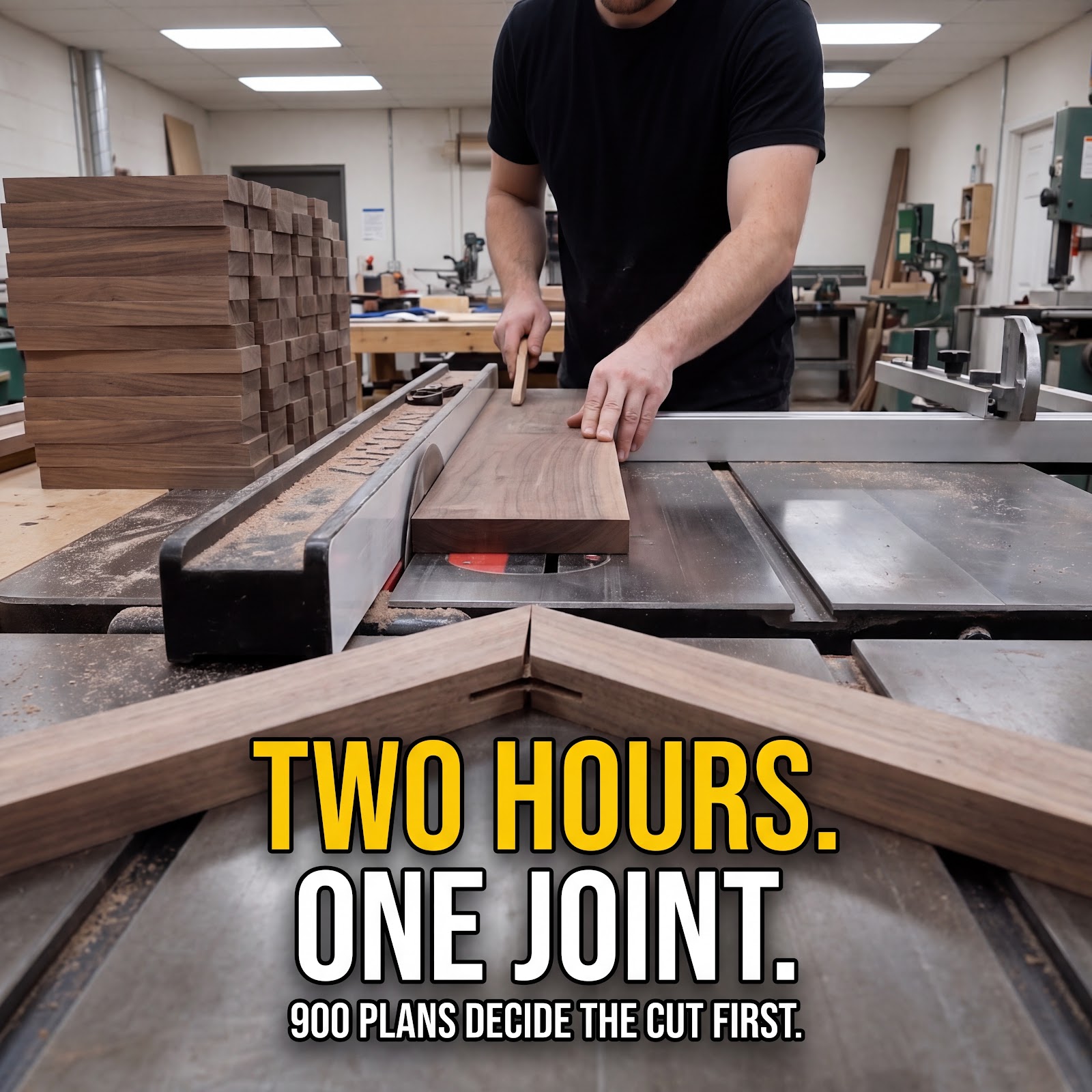 Nexora Facebook ad: +900 Woodworking Furniture Plans