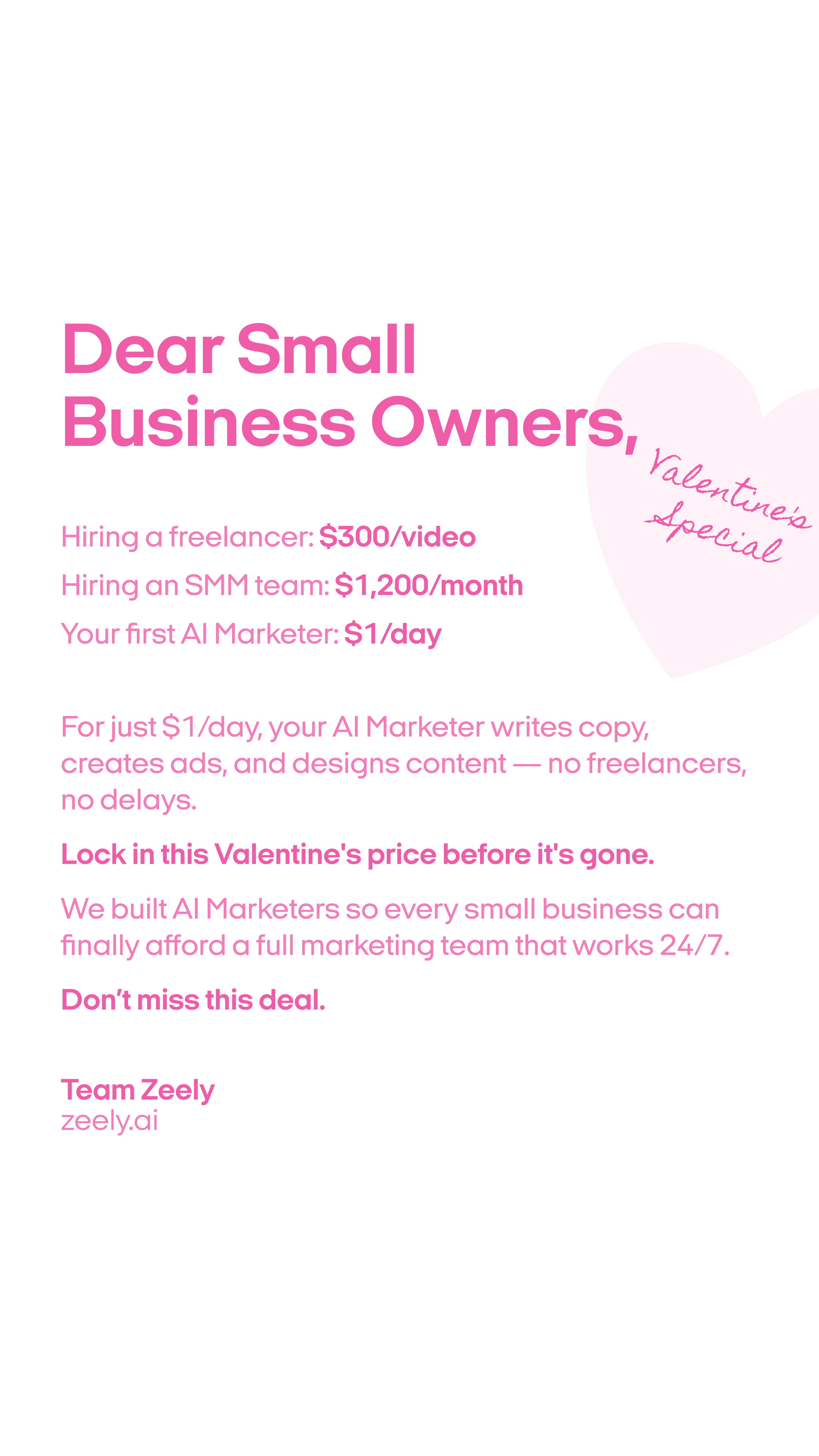 Zeely Facebook ad