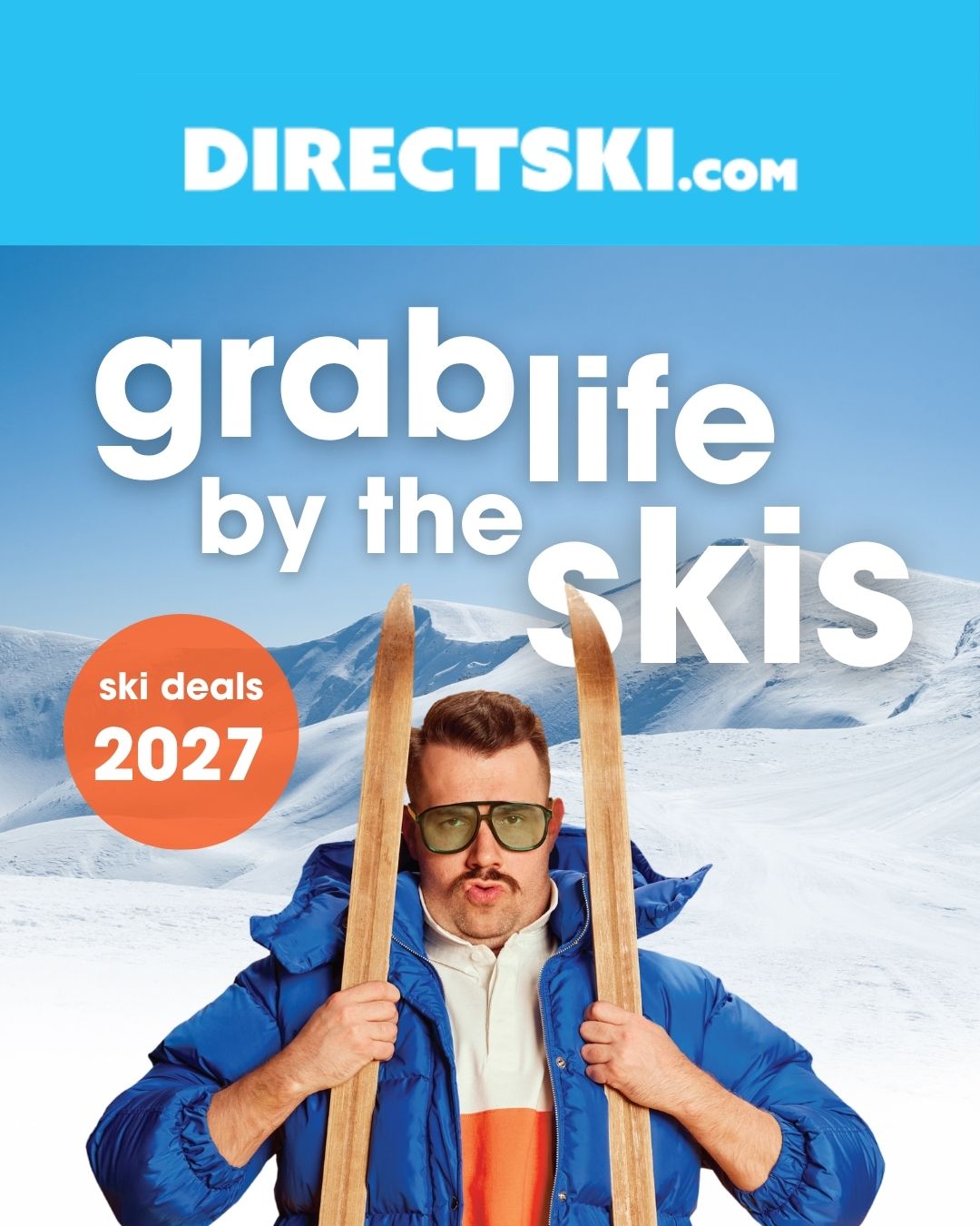 Directski.com Facebook ad: Secure your 2027 ski Break