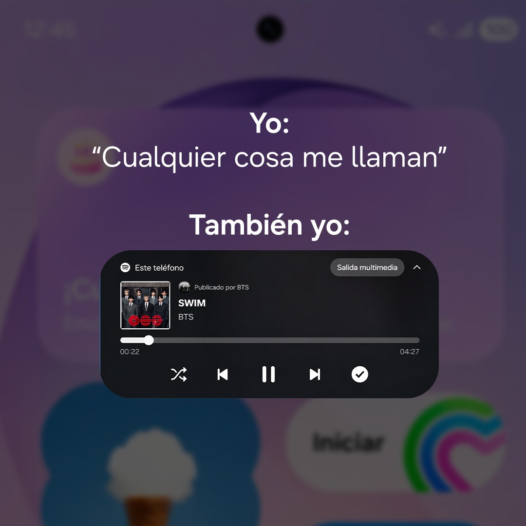 Samsung Facebook ad: Que falte todo menos la música 
