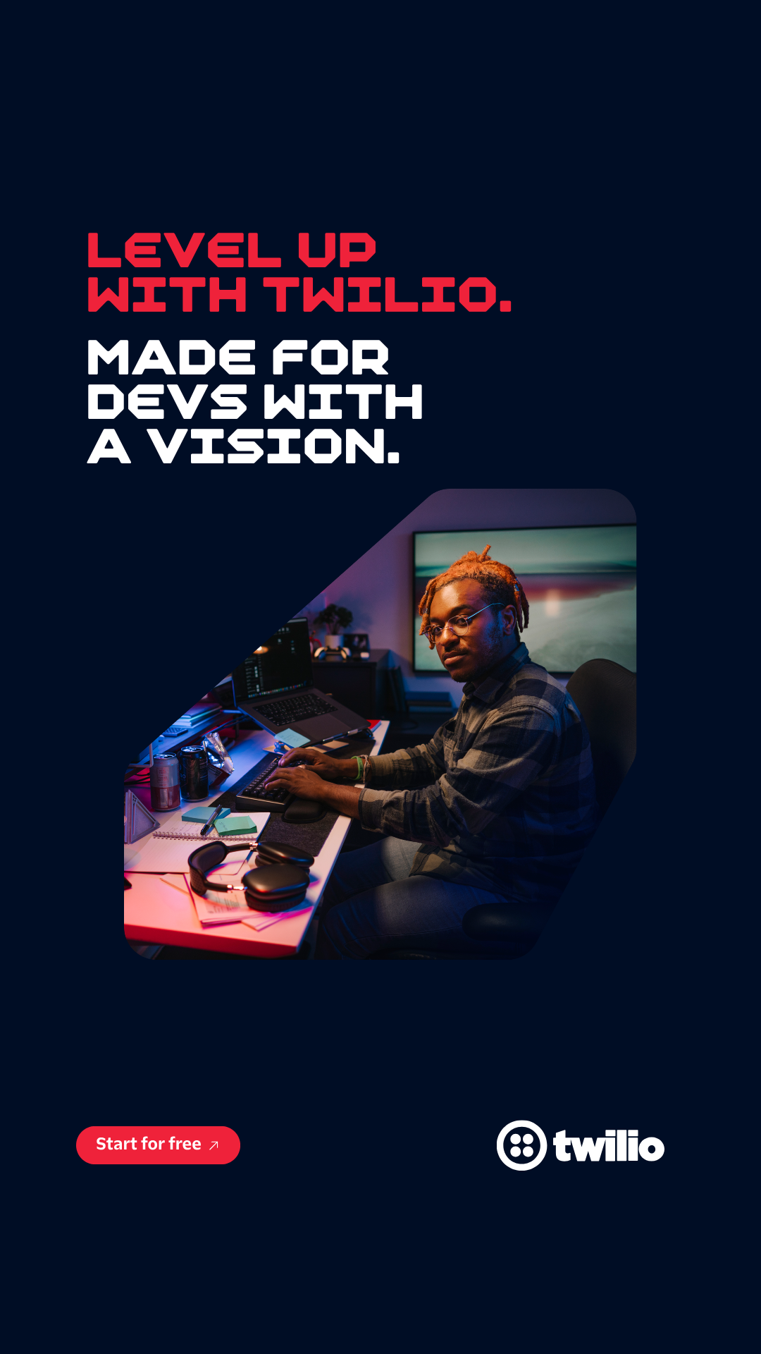 Twilio Facebook ad