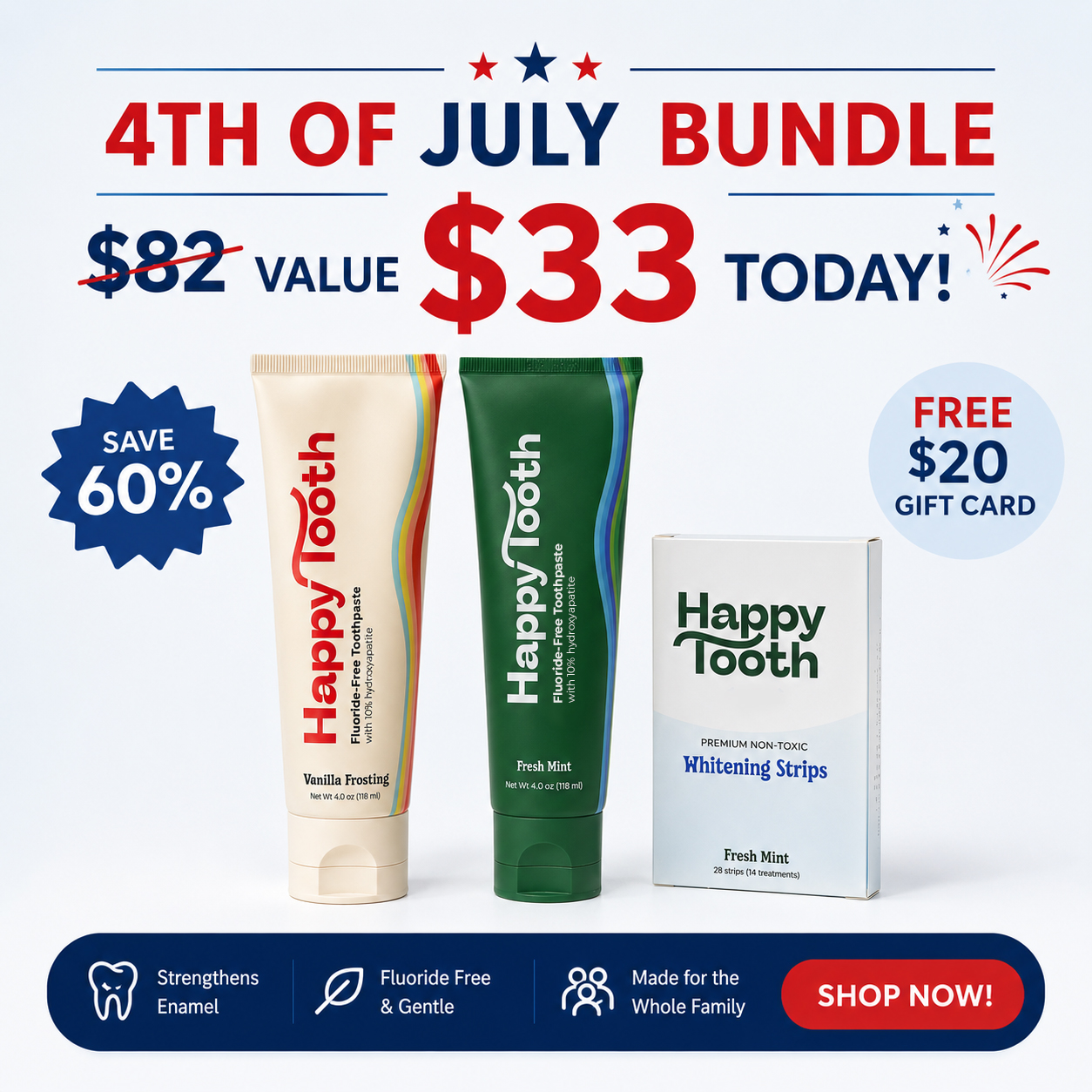 Happy Tooth Pediatric Dentistry Facebook ad