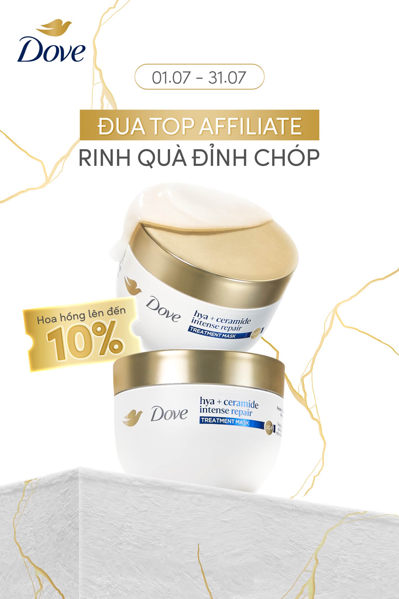 Dove Facebook ad: [ĐUA TOP AFFILIATE] CHIẾN KEM Ủ DOVE, RINH…