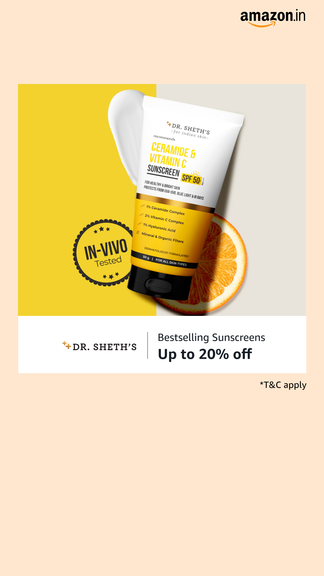 Amazon India Facebook ad
