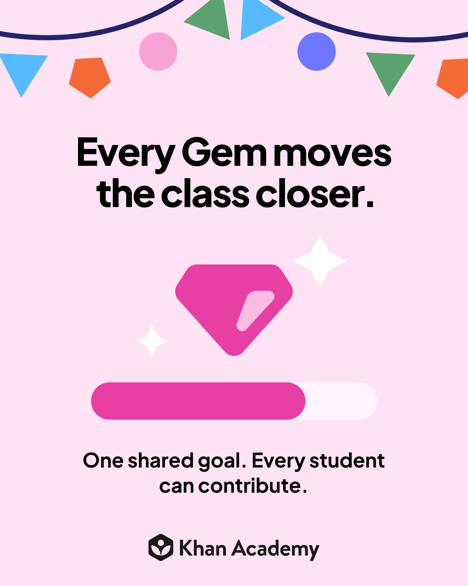 Khan Academy Facebook ad: Make every activity count