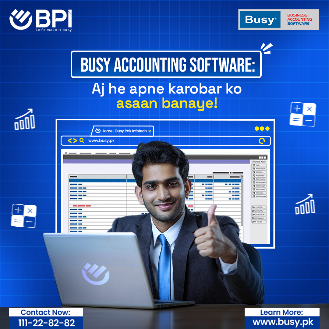 BusyPak Infotech Facebook ad from Jan 30, 2026
