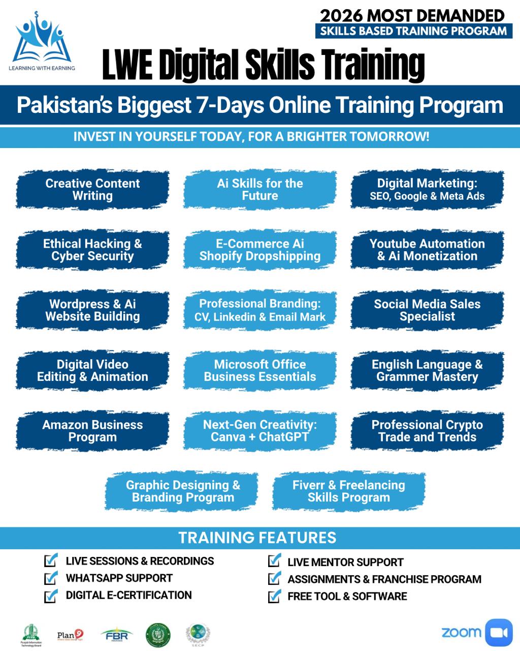 LWE Digital Skills University Facebook ad