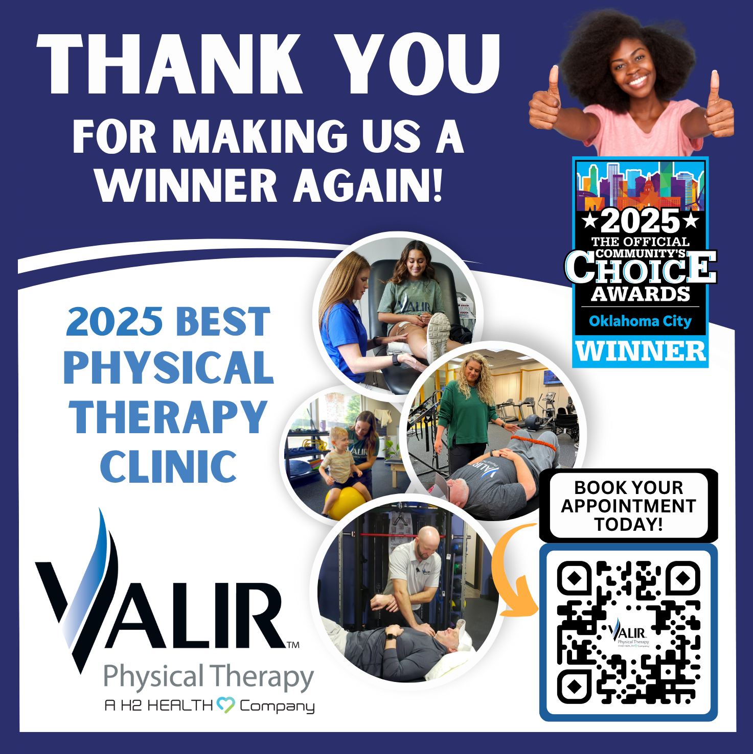 Valir Physical Therapy Facebook ad