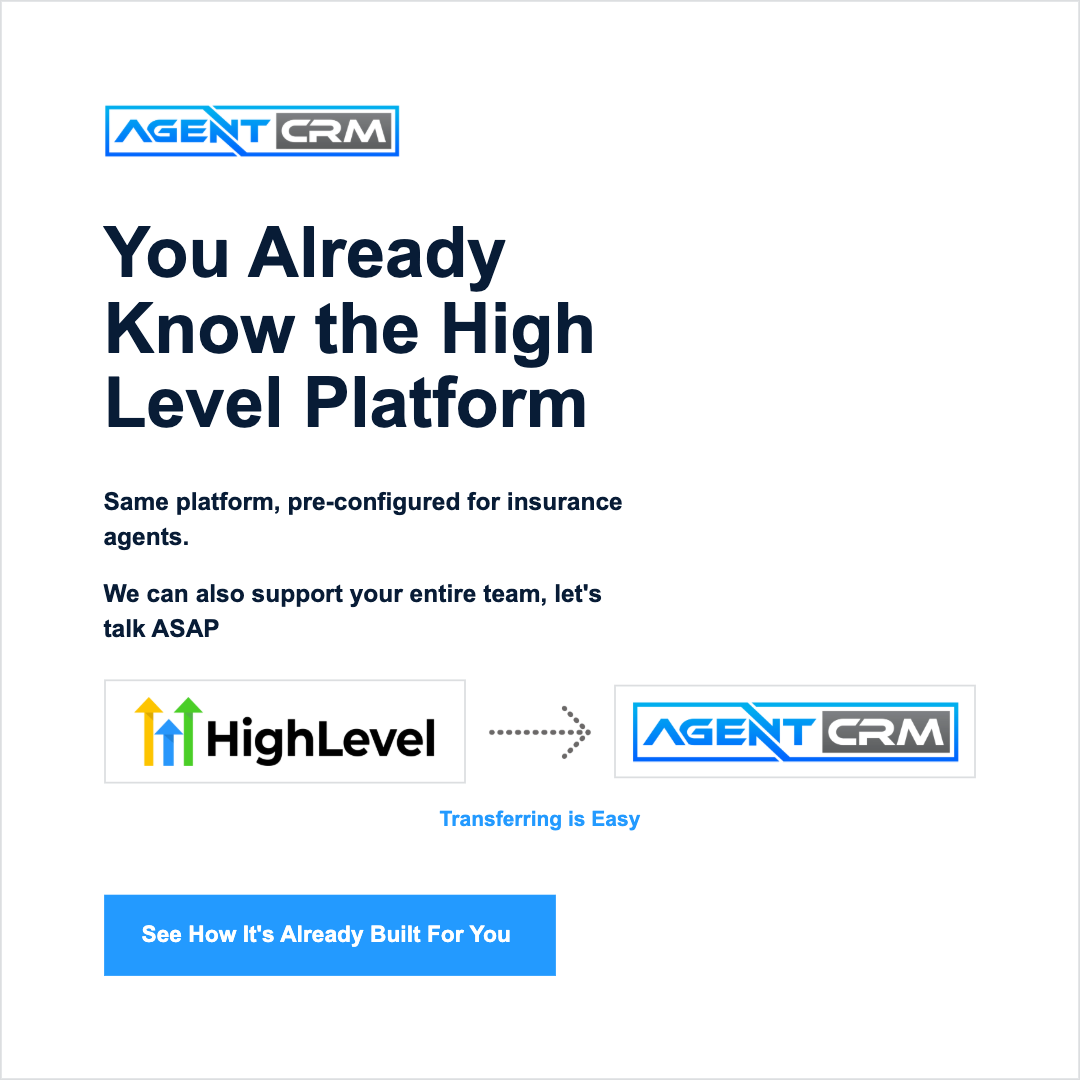 Agent CRM: AI-Powered Sales+Marketing Software Facebook ad: You Already Know This Platform
