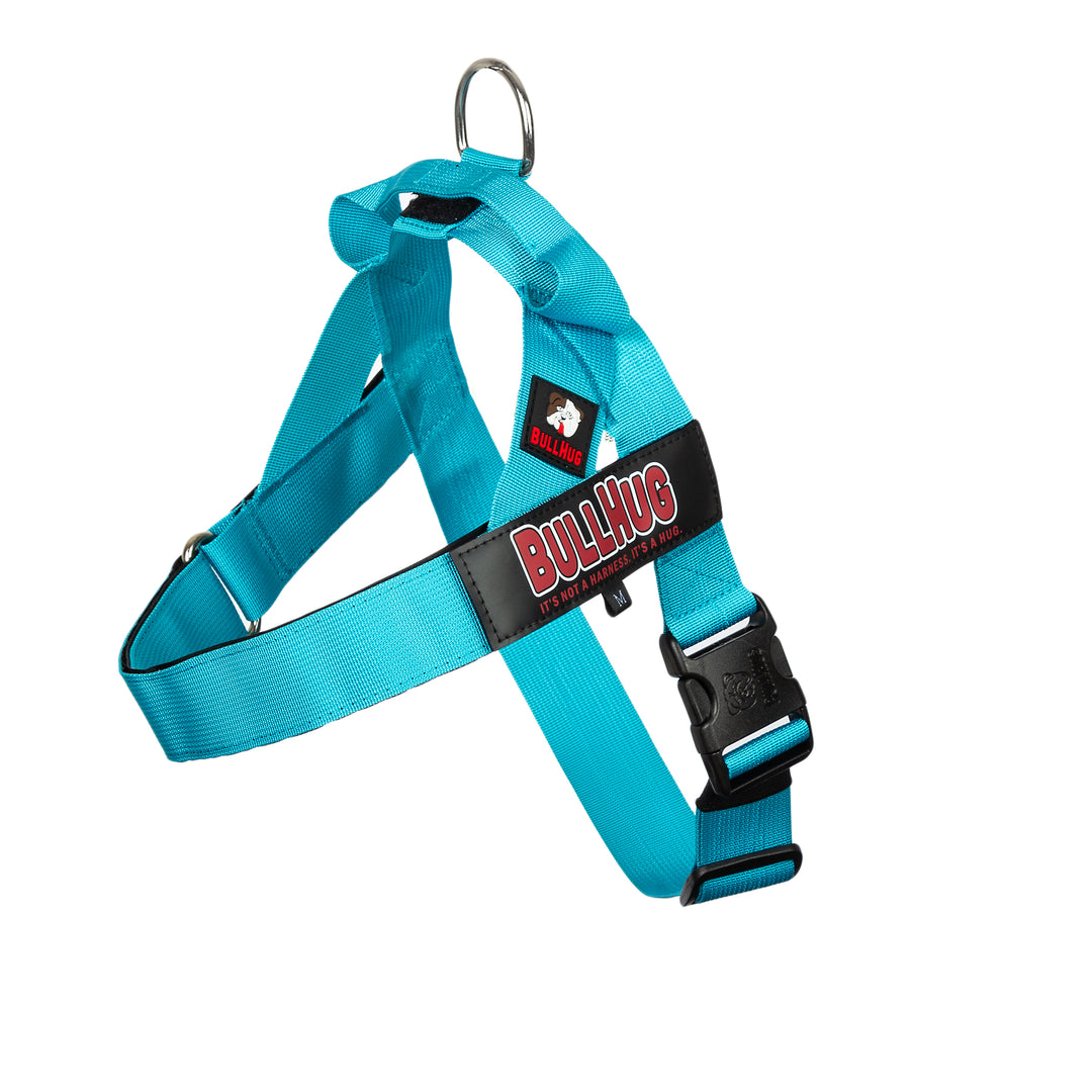 Bullhug Facebook ad: The adjustable, customizable BullHug Harness is…
