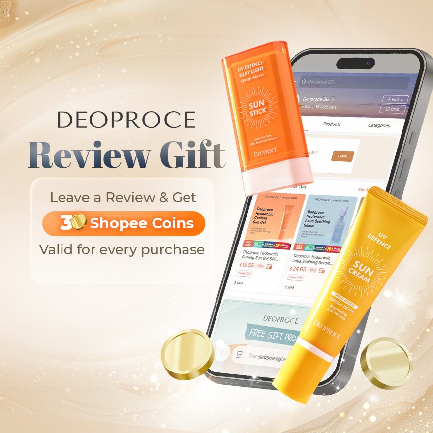 Deoproce Singapore Facebook ad: Advanced sun care meets Korean skincare expertise