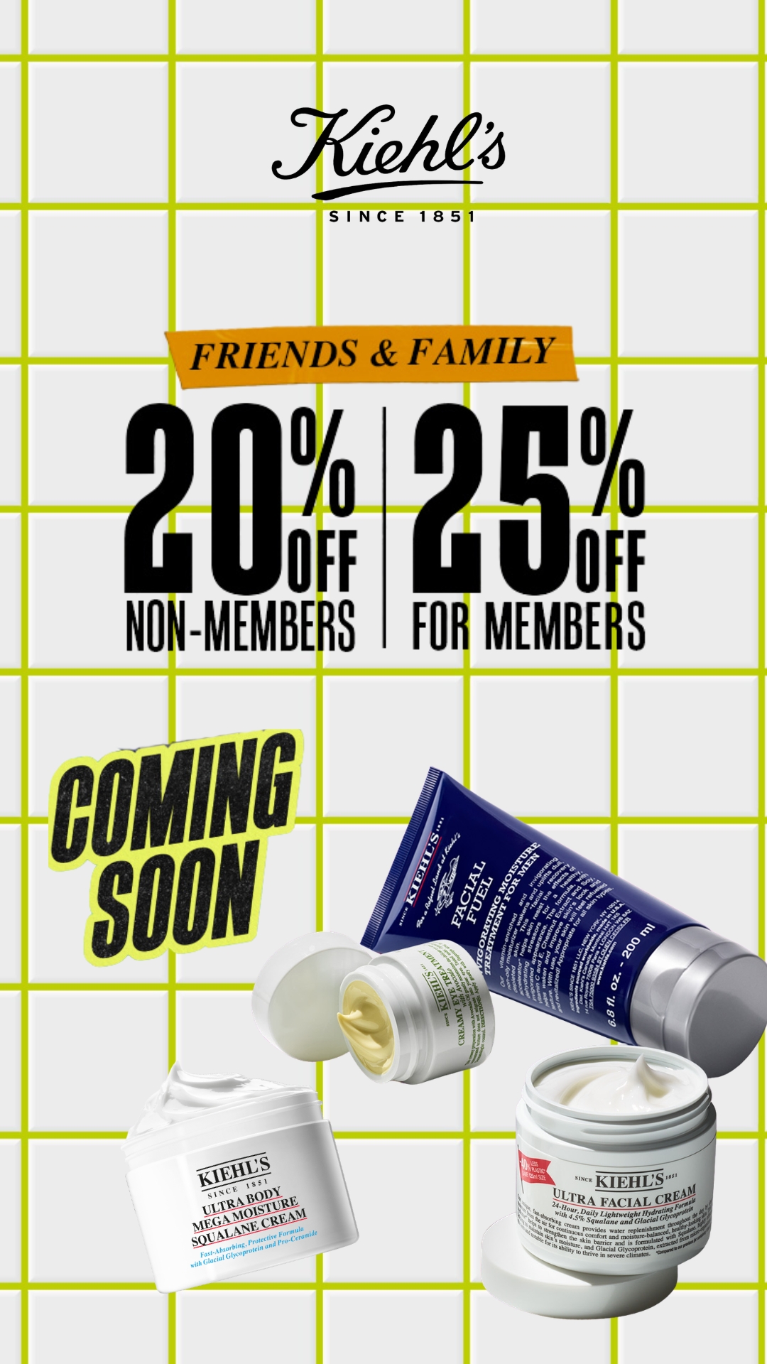 Kiehl's Facebook ad