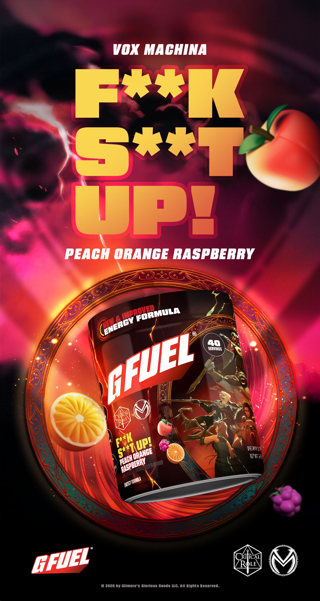 G FUEL Facebook ad