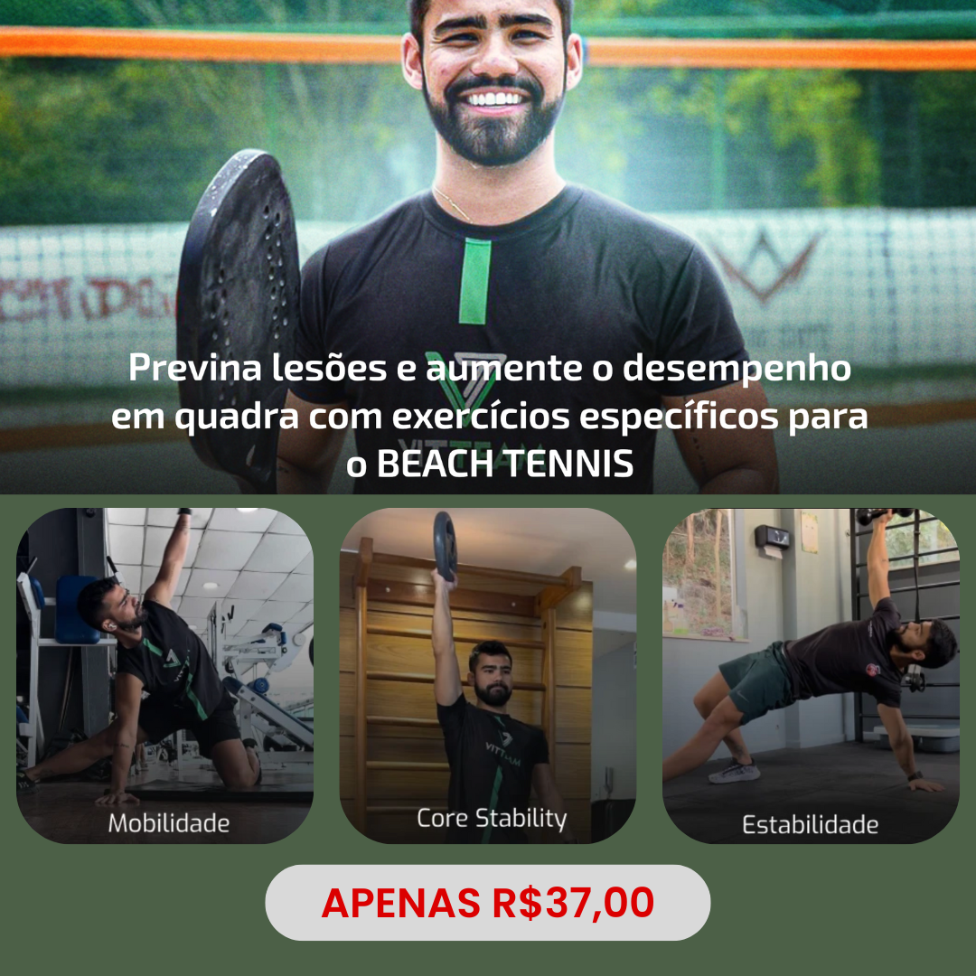 VITTEAM Facebook ad: Ganhe mais potência no Smash e agilidade na areia!
