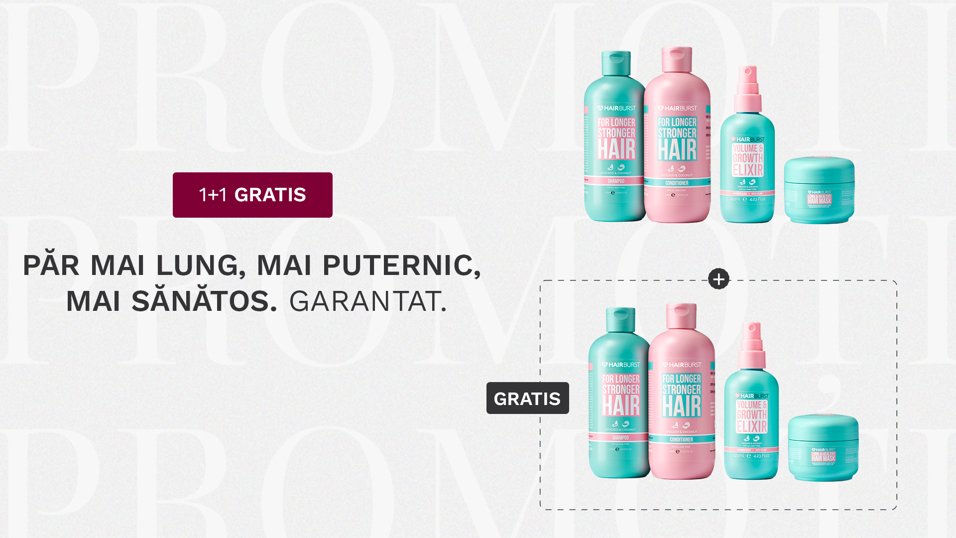 Hairburst Romania Facebook ad