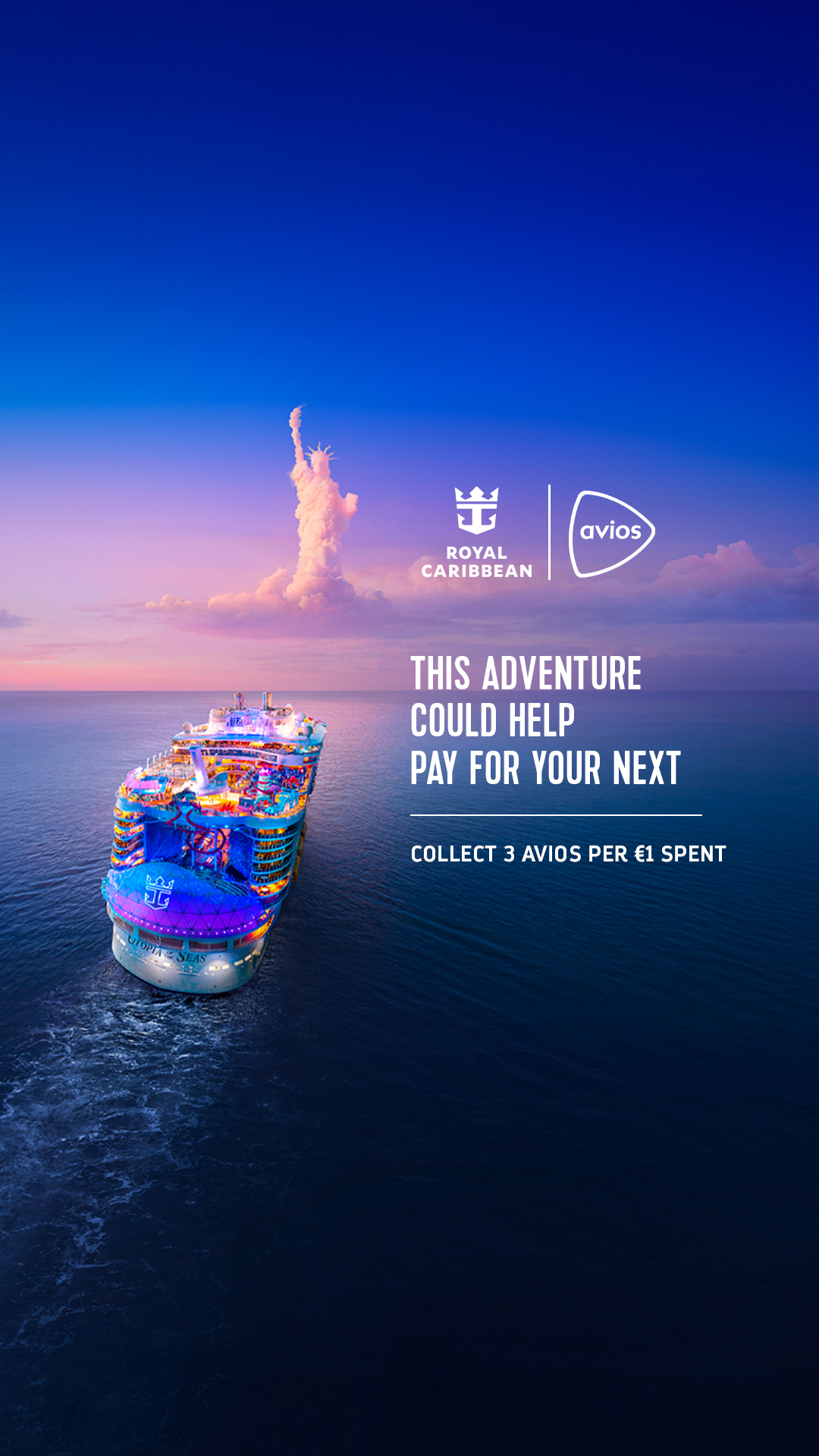 Royal Caribbean Facebook ad