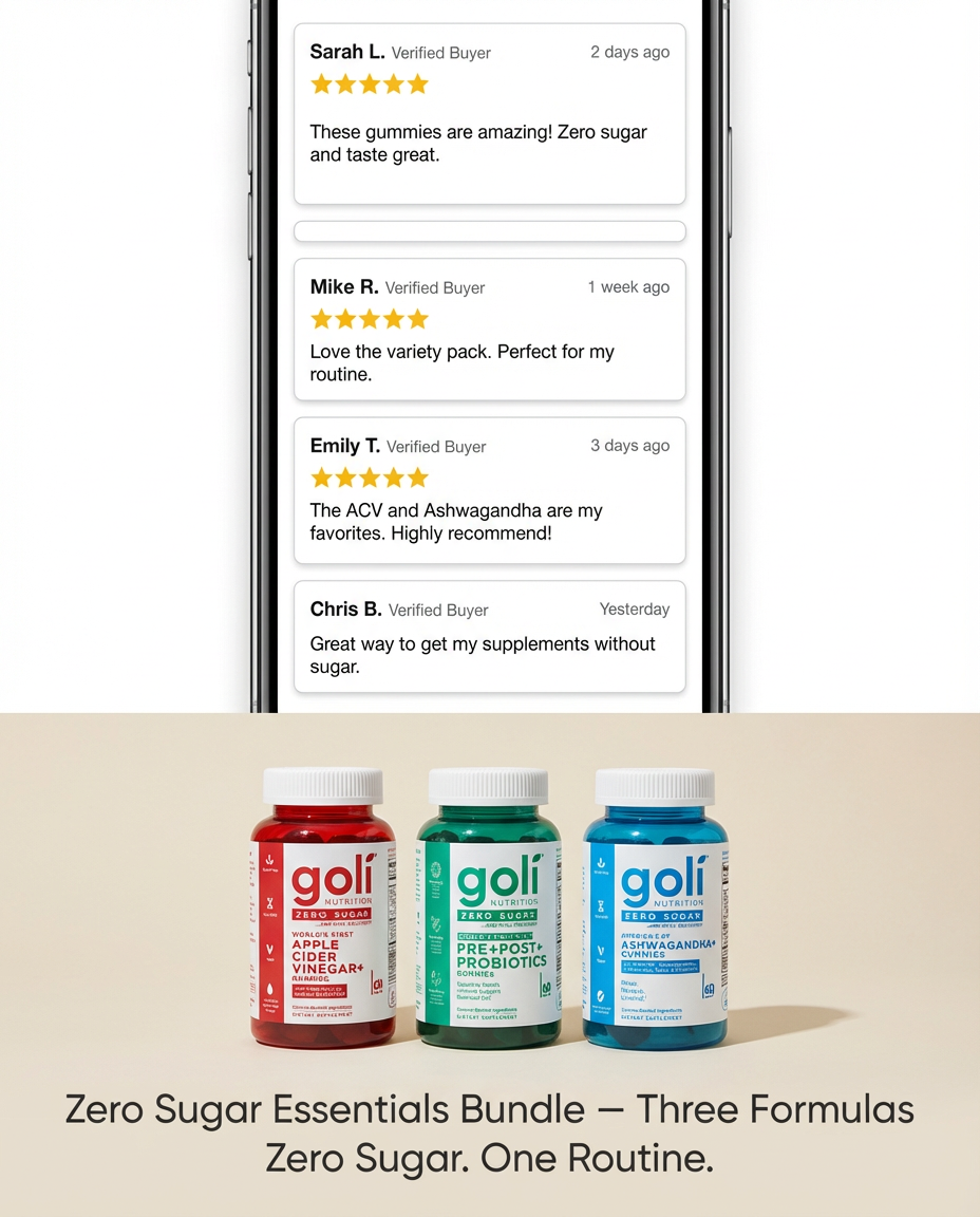 Goli Facebook ad: CODE: NEWYOU2026 - 60% OFF! Buy a Bundle Now! Free Shipping